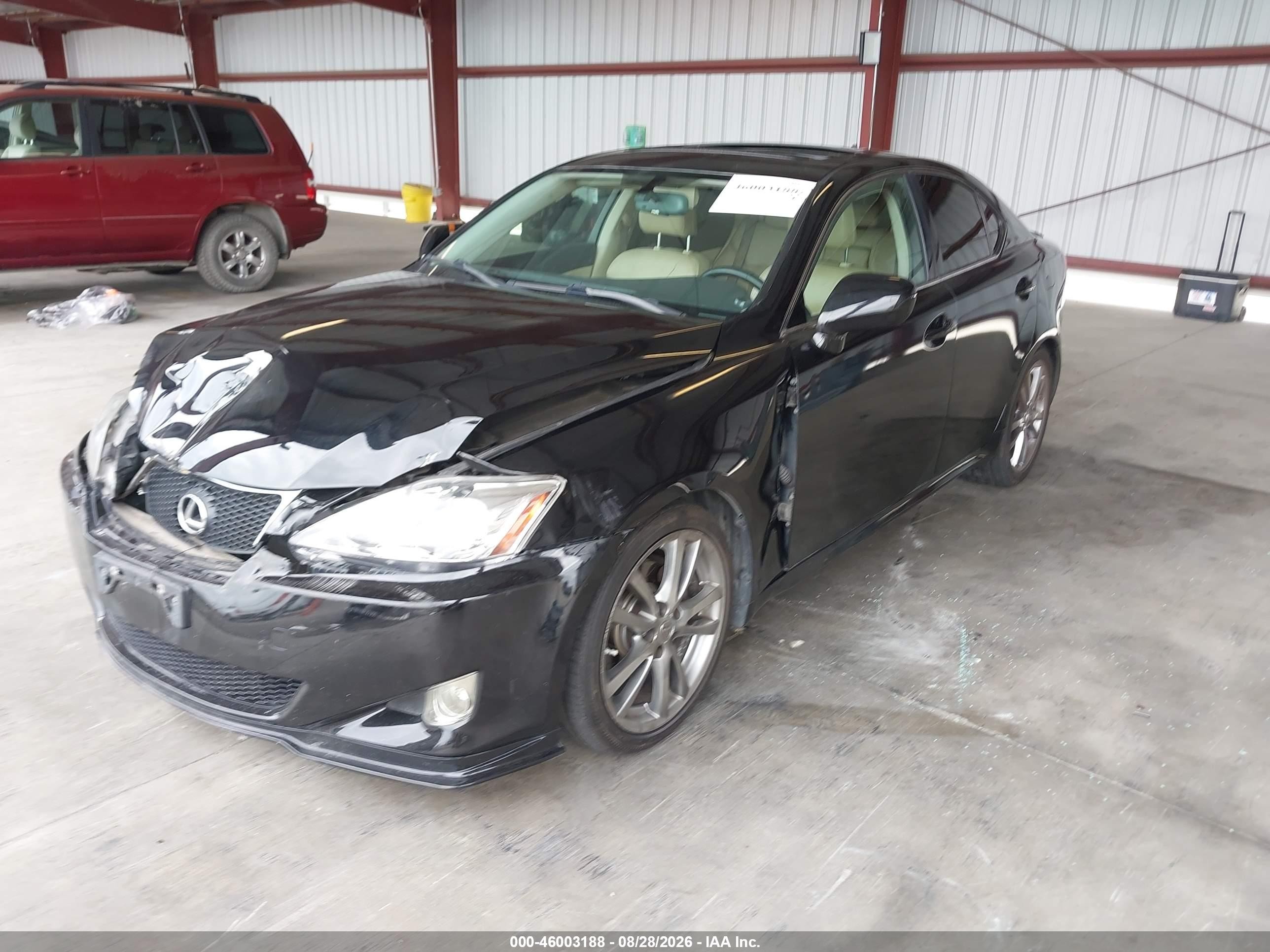 2007 Lexus Is 250   Black vin: JTHBK262075047404