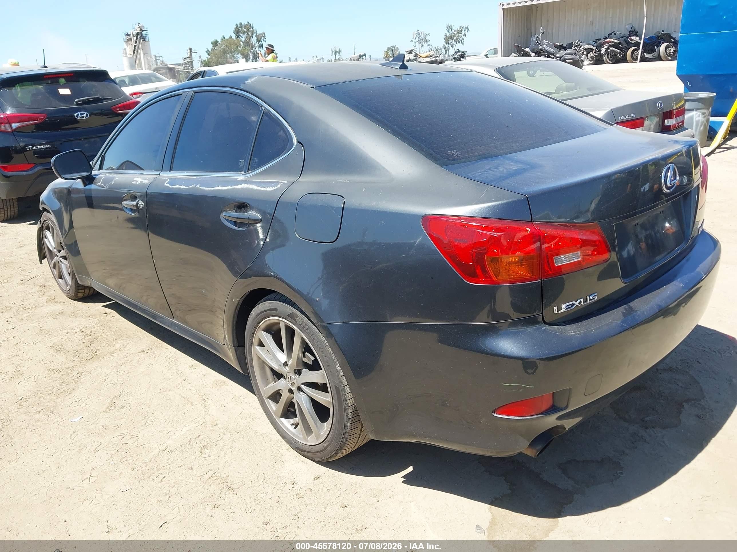 2008 Lexus Is 250   Gray vin: JTHBK262085067797