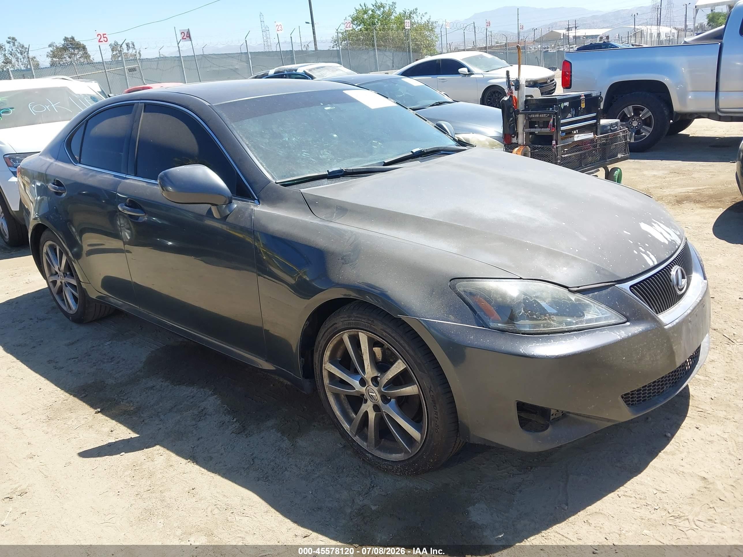 2008 Lexus Is 250   Gray vin: JTHBK262085067797