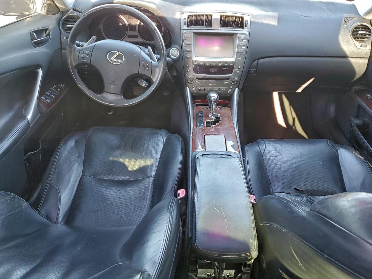 2008 Lexus Is 250 Black vin: JTHBK262085082851