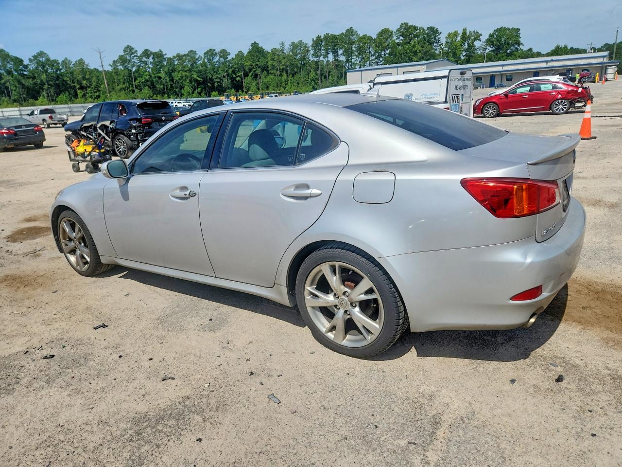 2009 Lexus Is 250 Base Серебряный vin: JTHBK262092092458