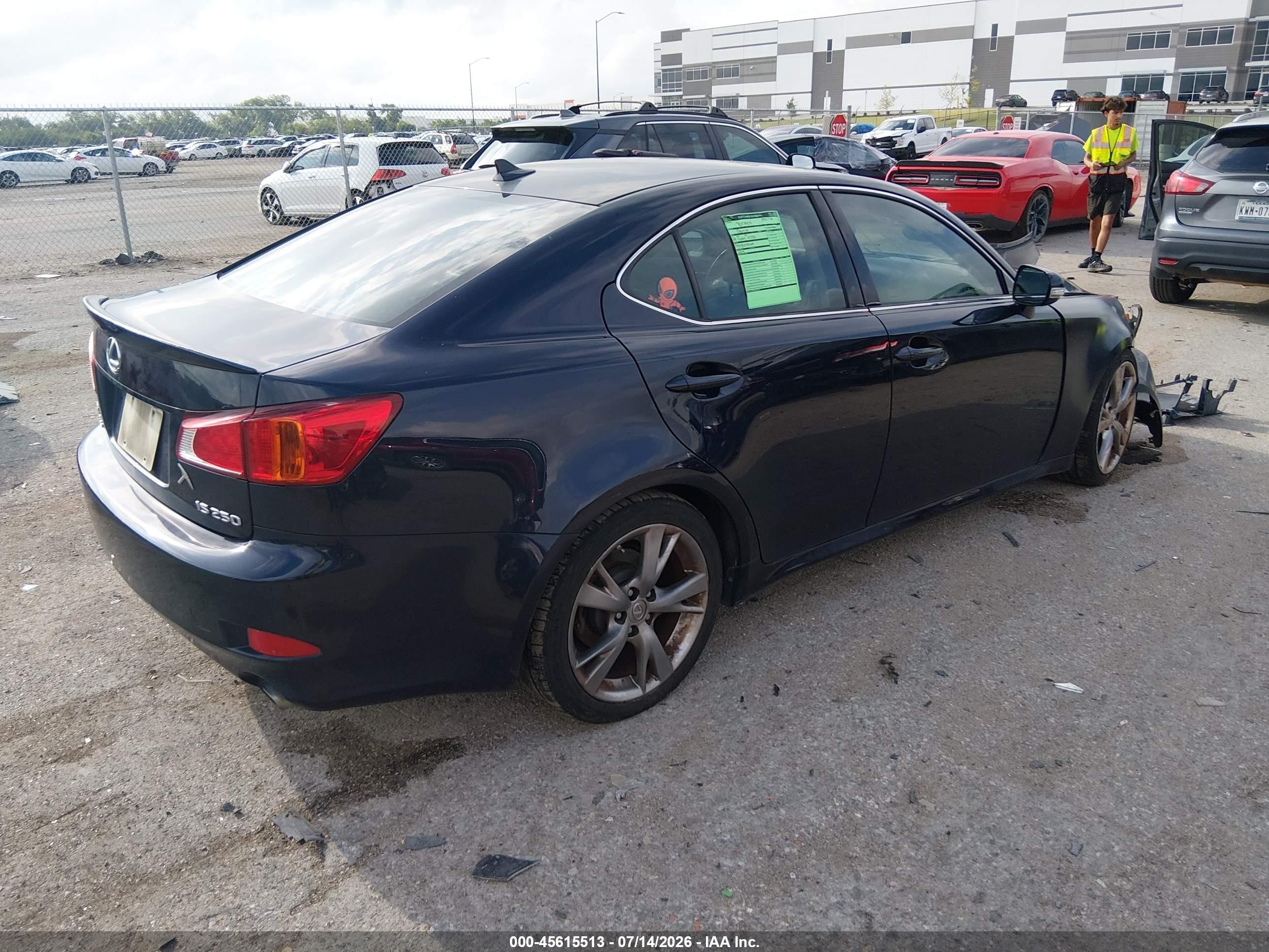 2009 Lexus Is 250 Black vin: JTHBK262095090966