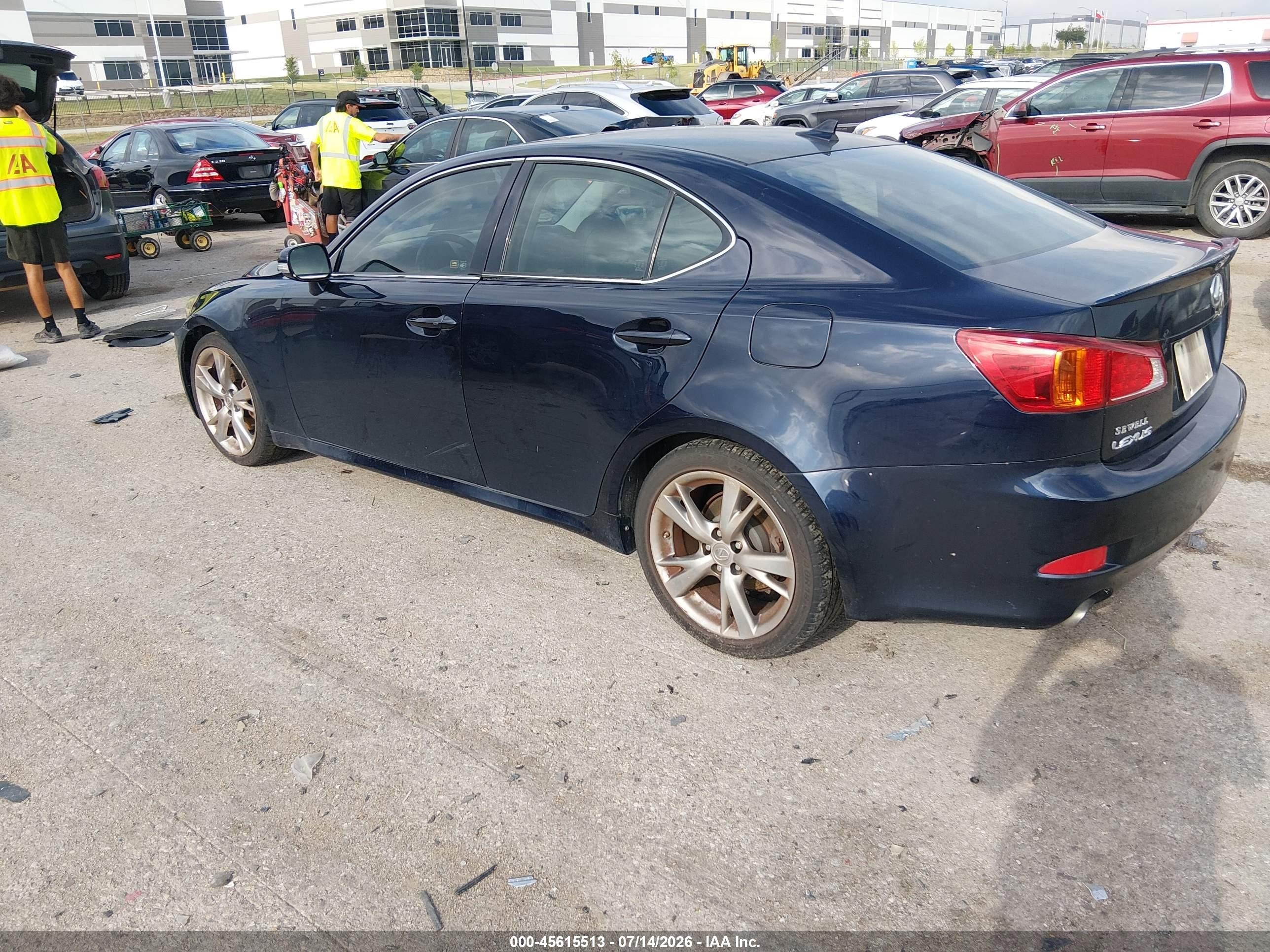2009 Lexus Is 250 Black vin: JTHBK262095090966