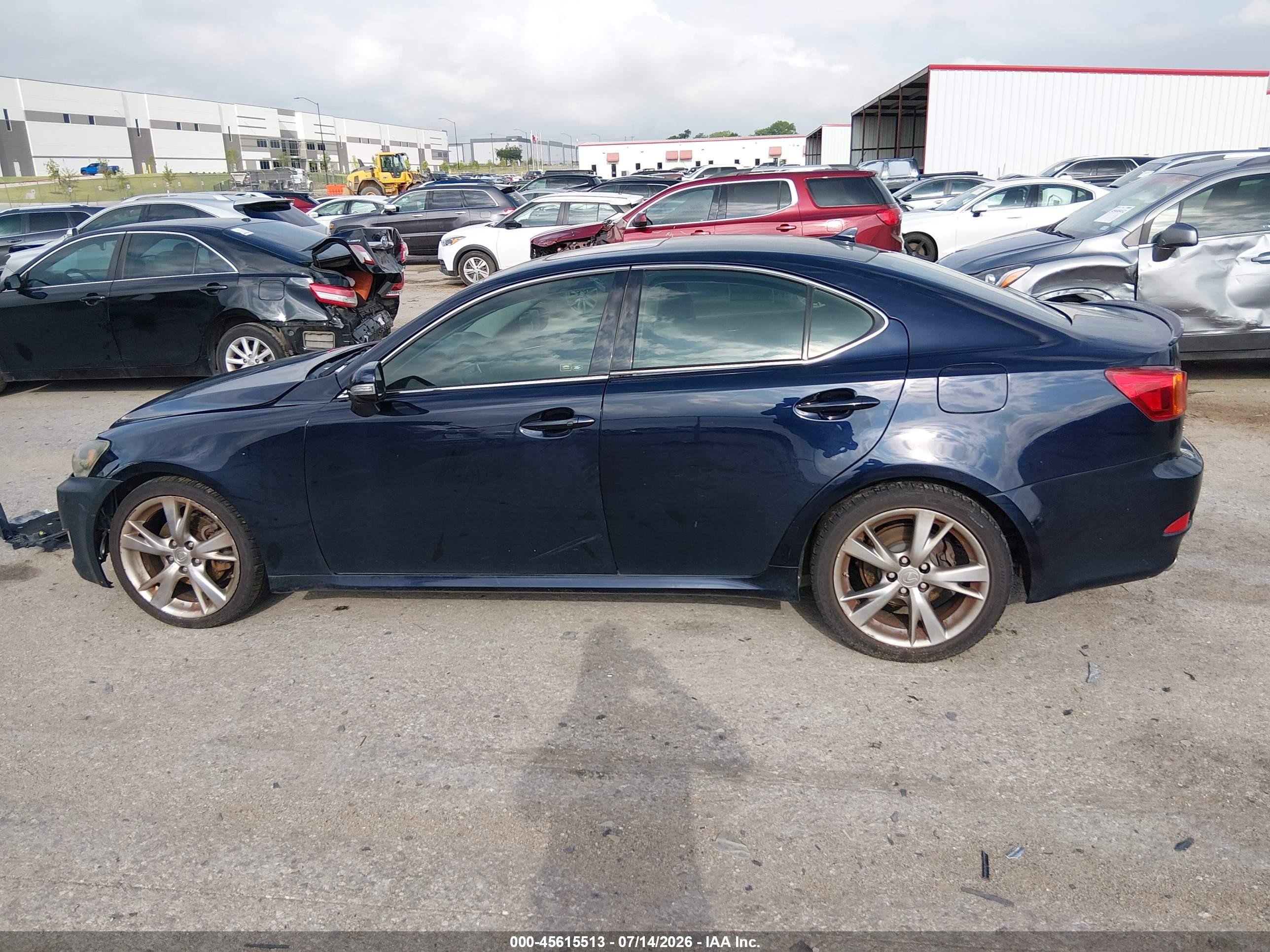 2009 Lexus Is 250 Black vin: JTHBK262095090966