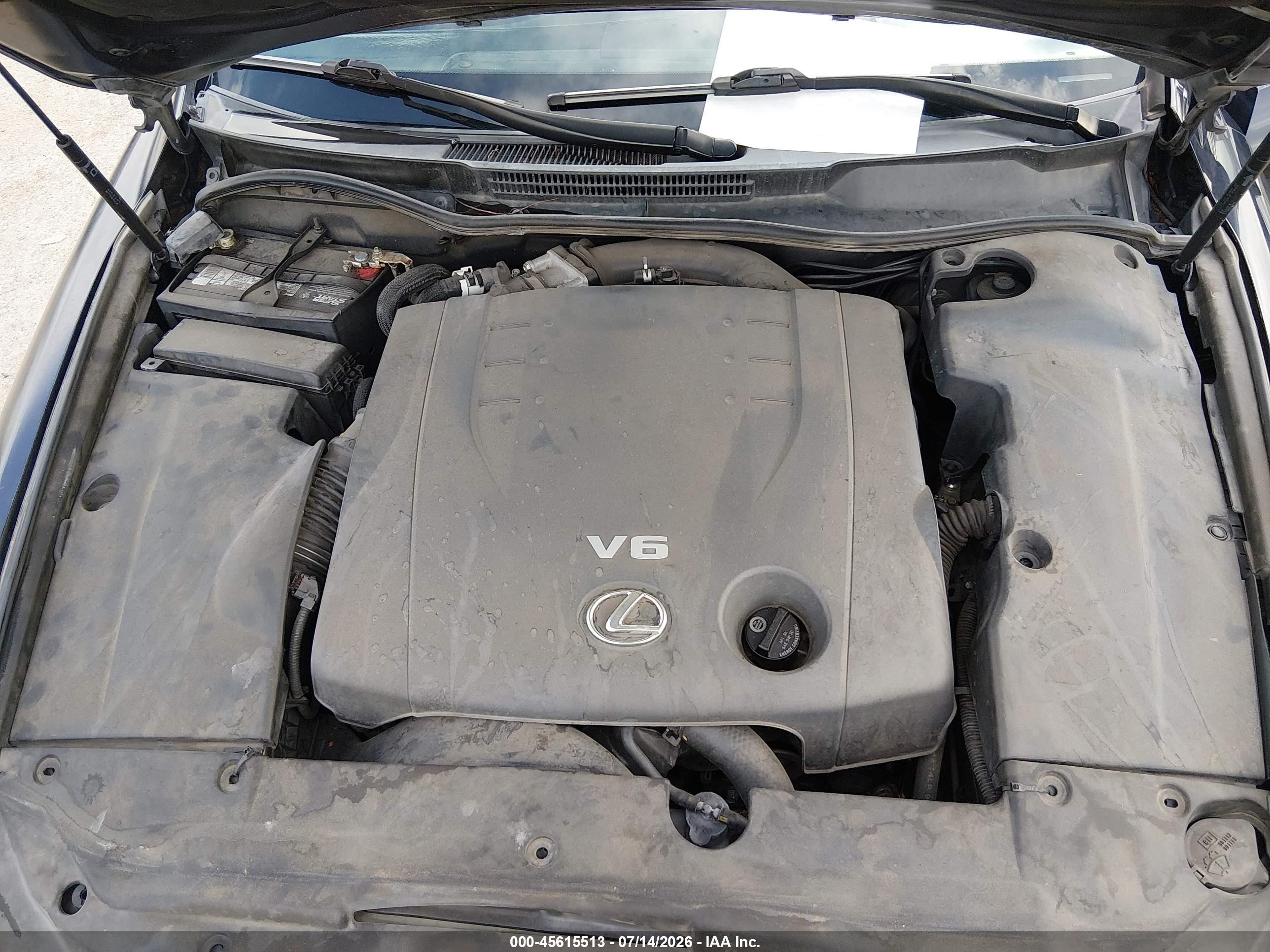 2009 Lexus Is 250 Black vin: JTHBK262095090966