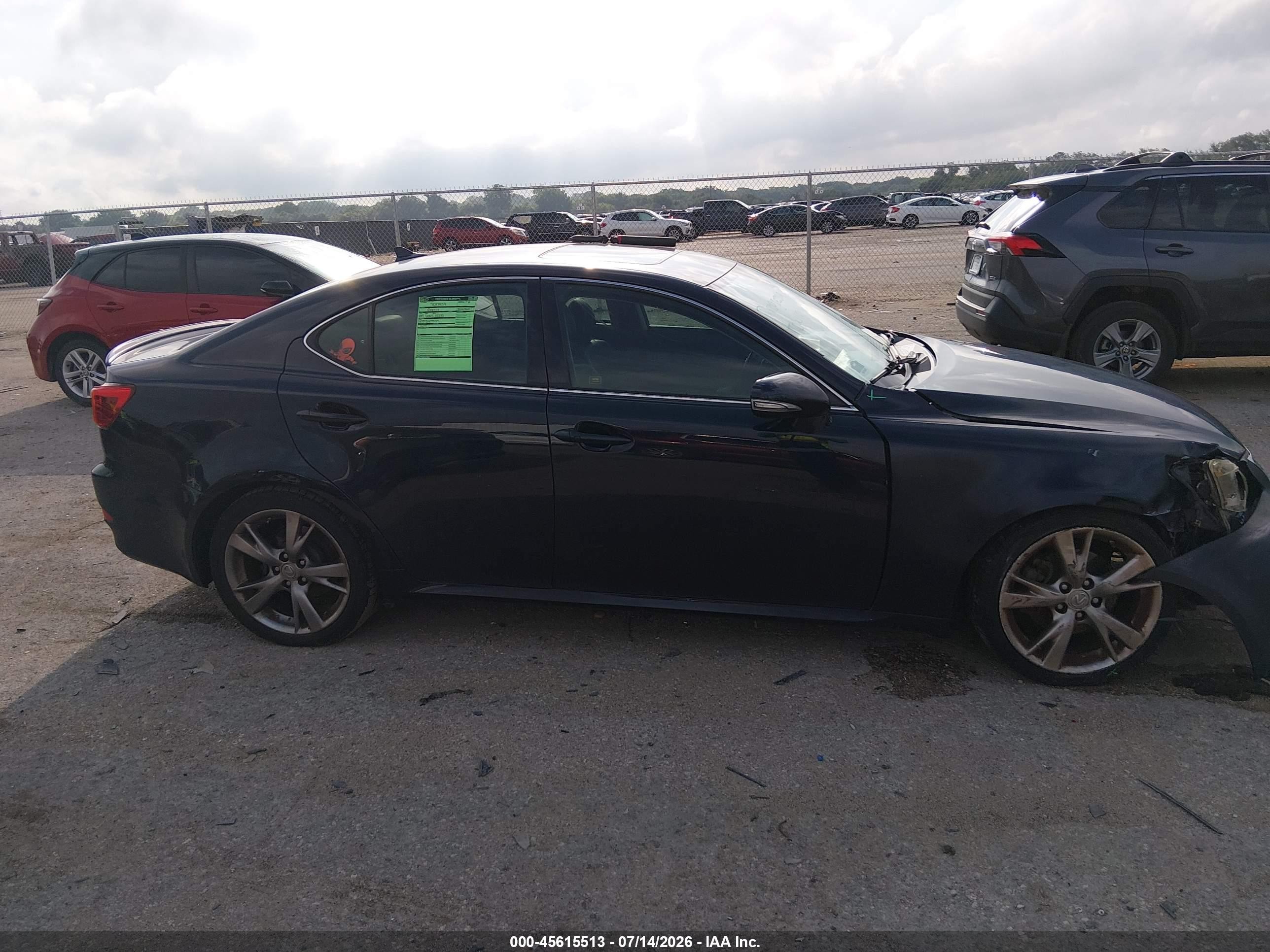 2009 Lexus Is 250 Black vin: JTHBK262095090966