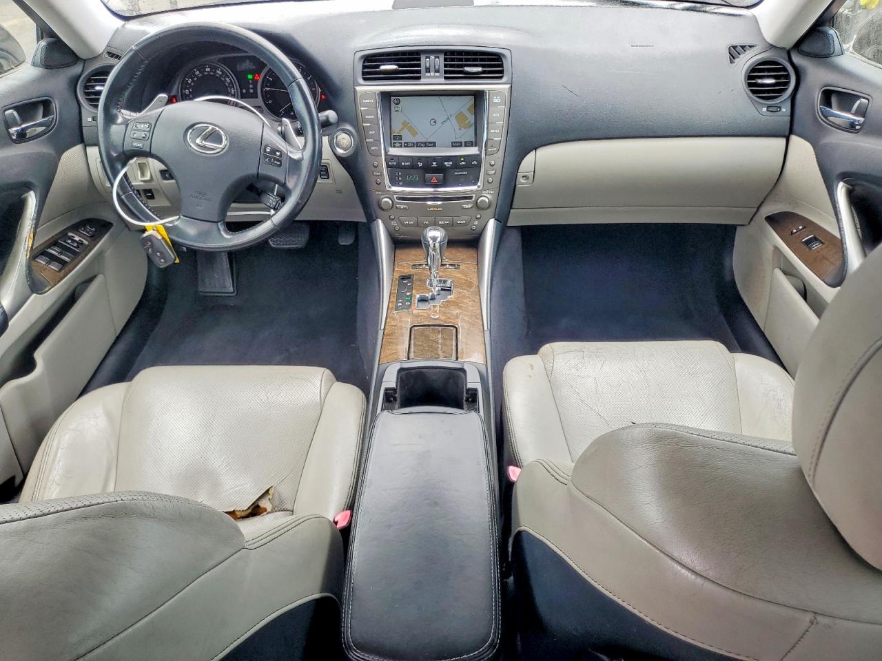 2009 Lexus Is 250 Base Gray vin: JTHBK262095102419