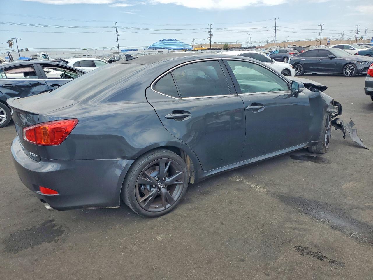 2009 Lexus Is 250 Base Gray vin: JTHBK262095102419