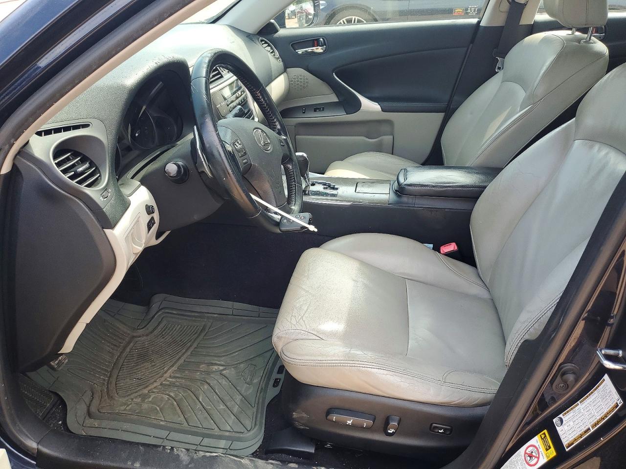 2009 Lexus Is 250 Black vin: JTHBK262095106499
