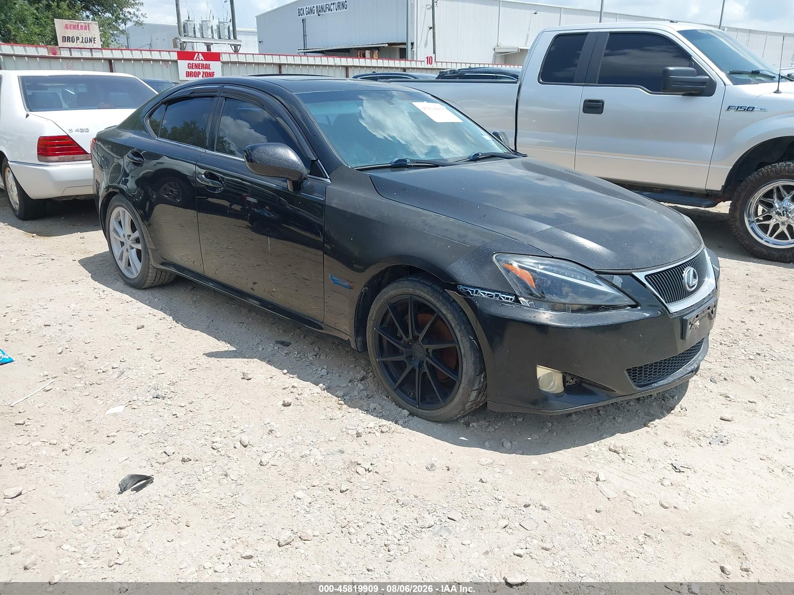 2006 Lexus Is 250   Black vin: JTHBK262162016839