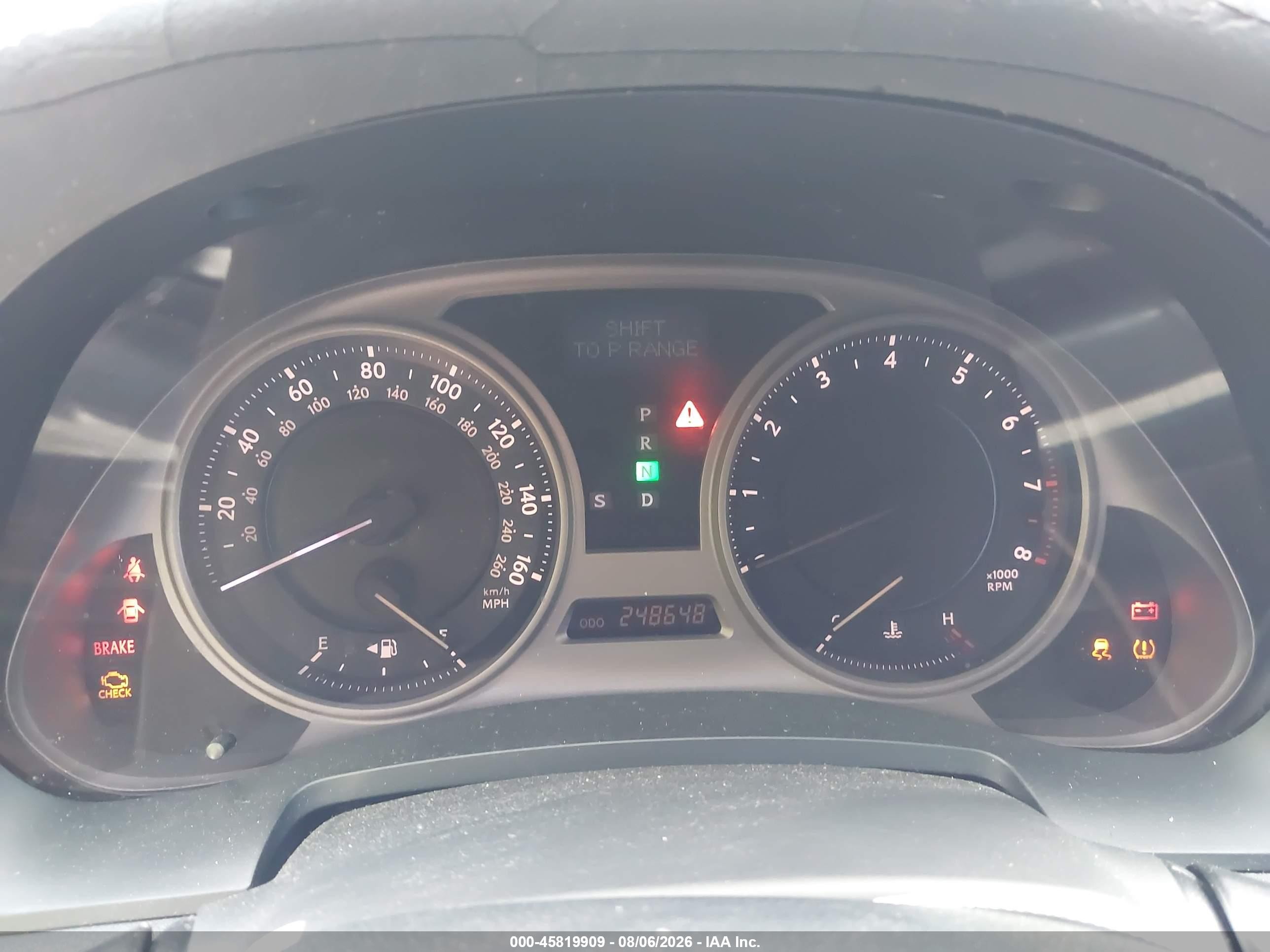 2006 Lexus Is 250   Black vin: JTHBK262162016839