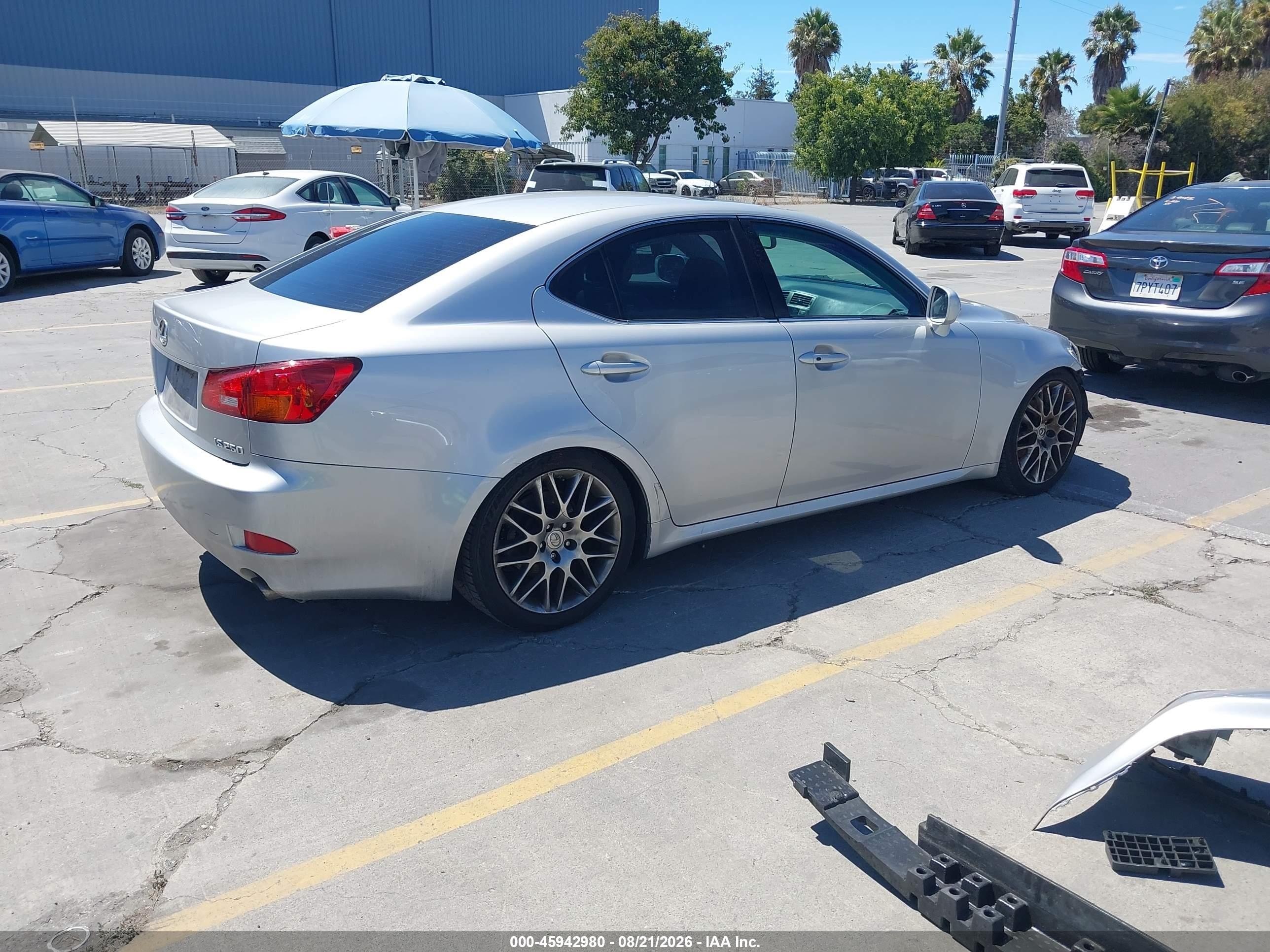 2006 Lexus Is 250   Gray vin: JTHBK262165007234