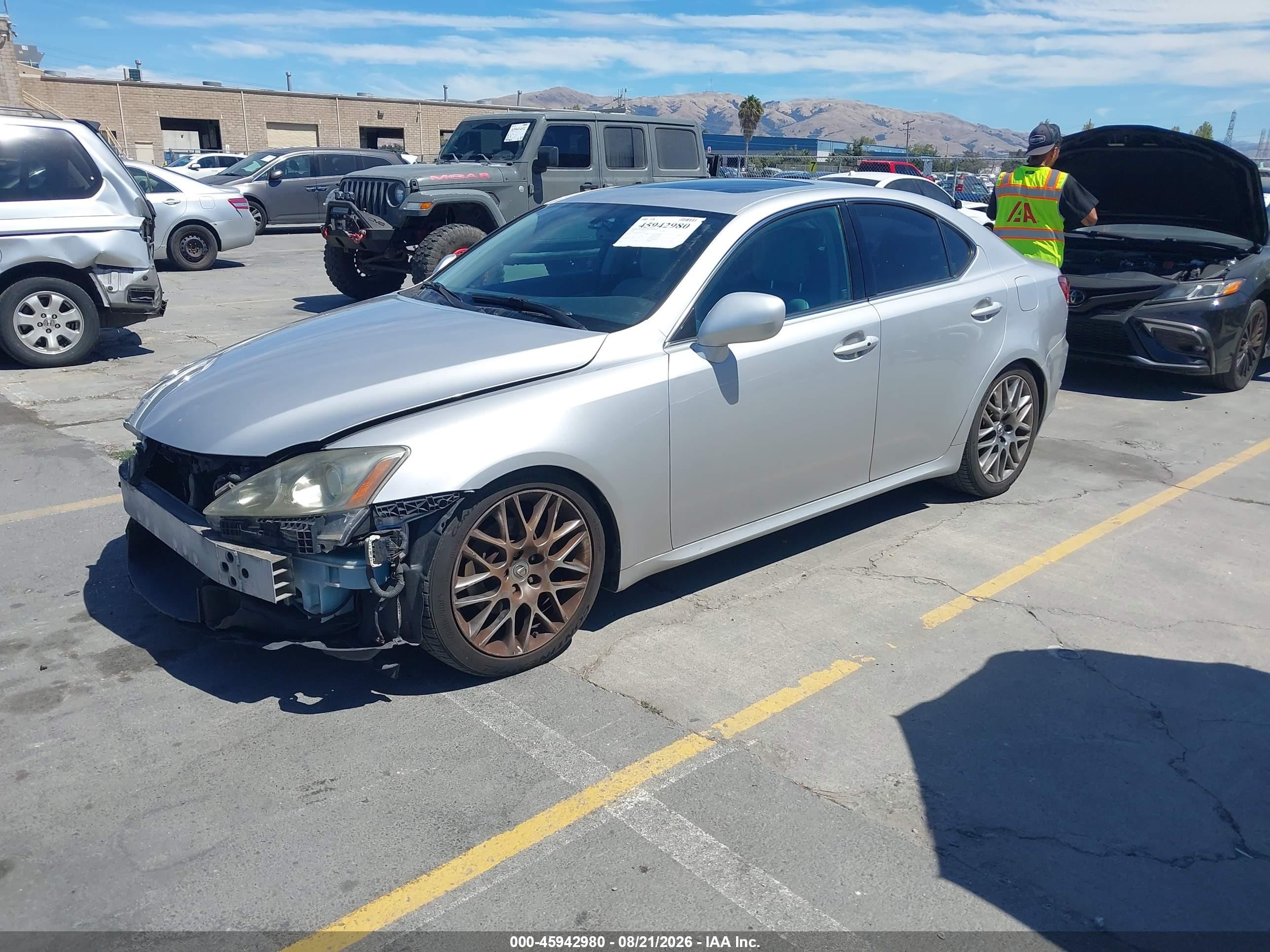 2006 Lexus Is 250   Gray vin: JTHBK262165007234
