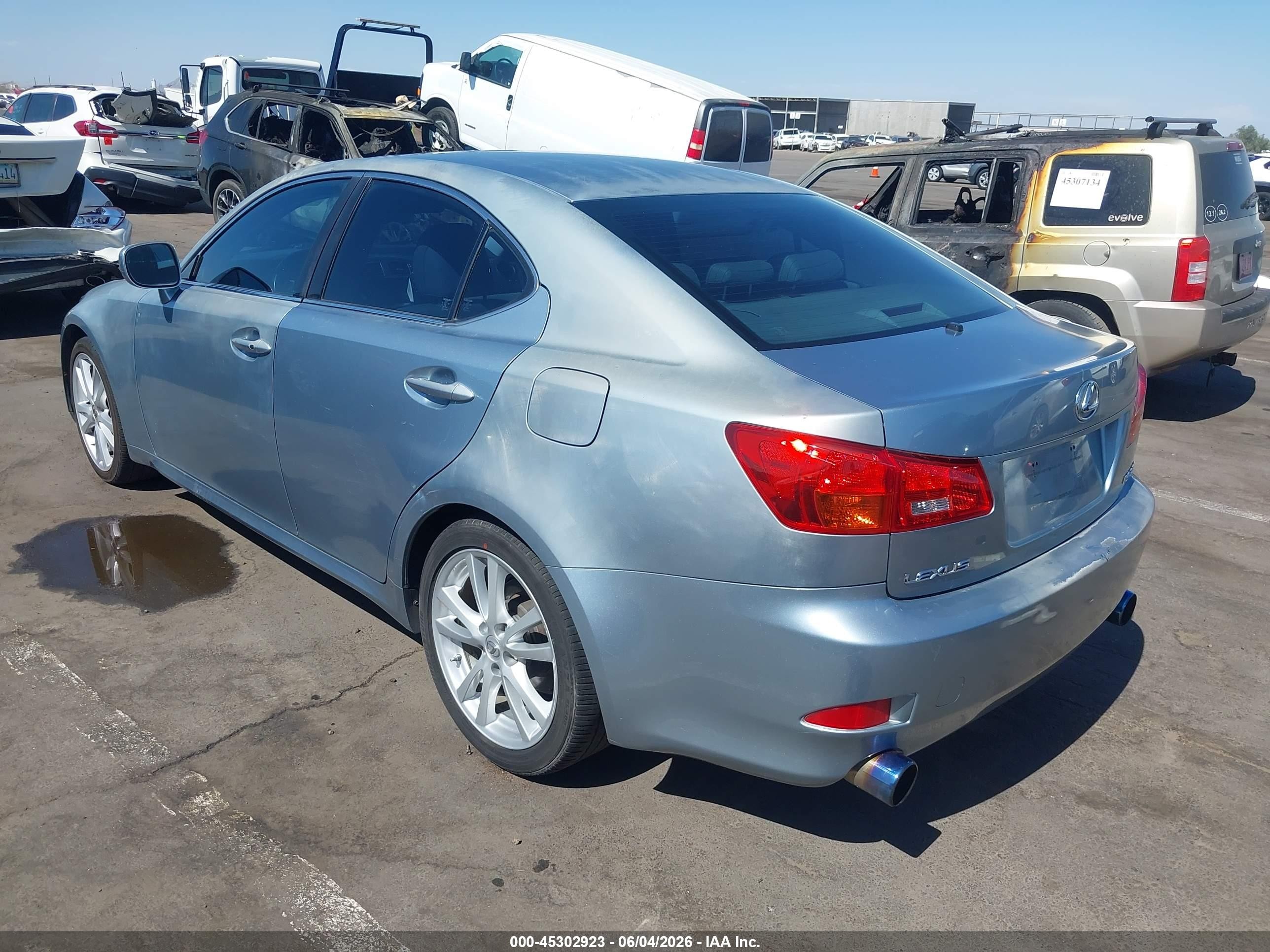 2006 Lexus Is 250   Light Blue vin: JTHBK262165019934