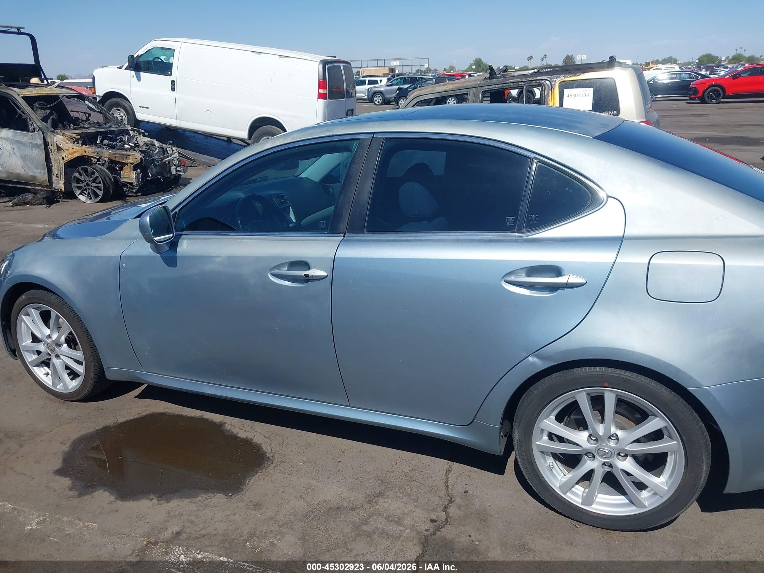 2006 Lexus Is 250   Light Blue vin: JTHBK262165019934