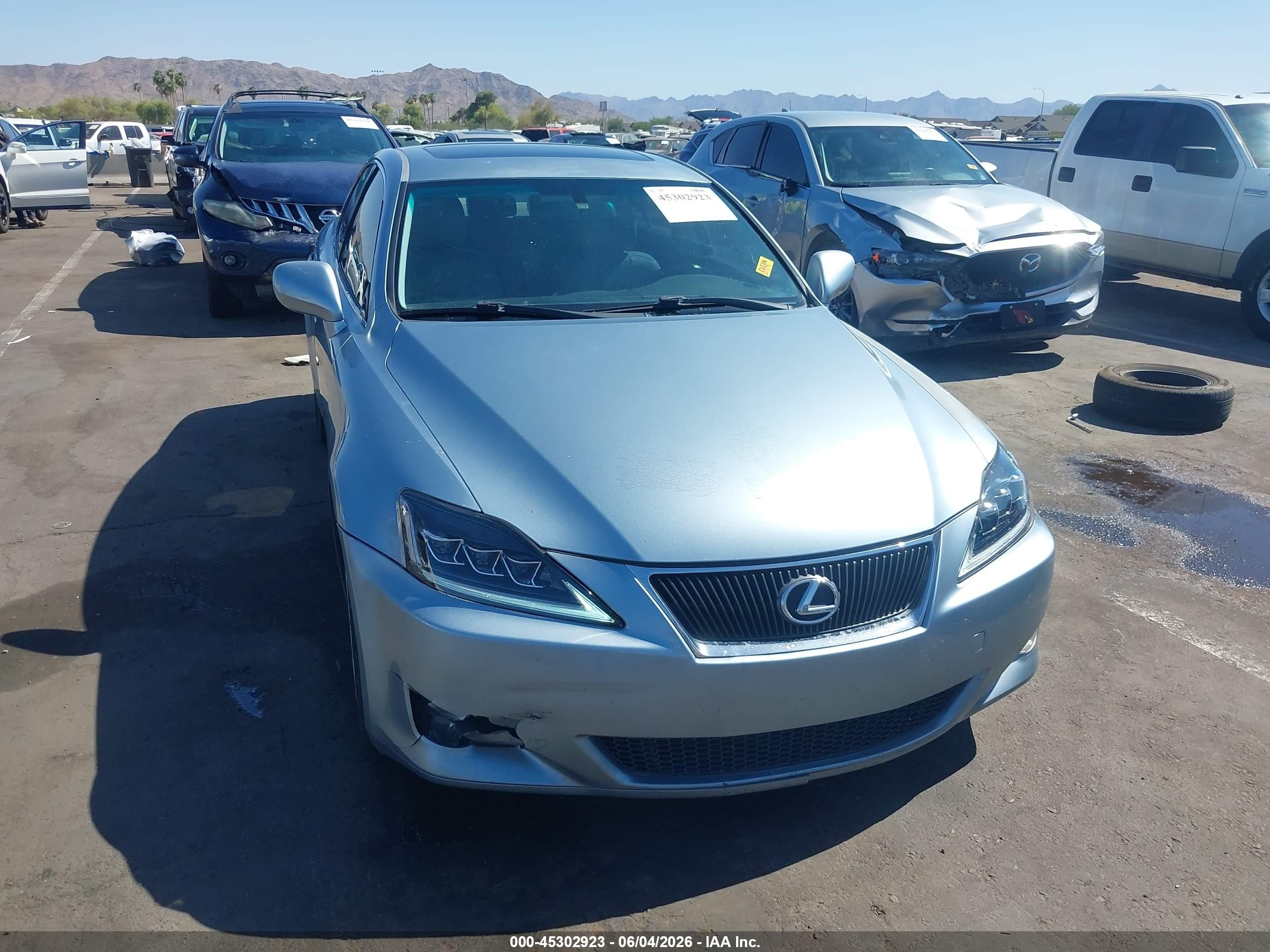 2006 Lexus Is 250   Light Blue vin: JTHBK262165019934