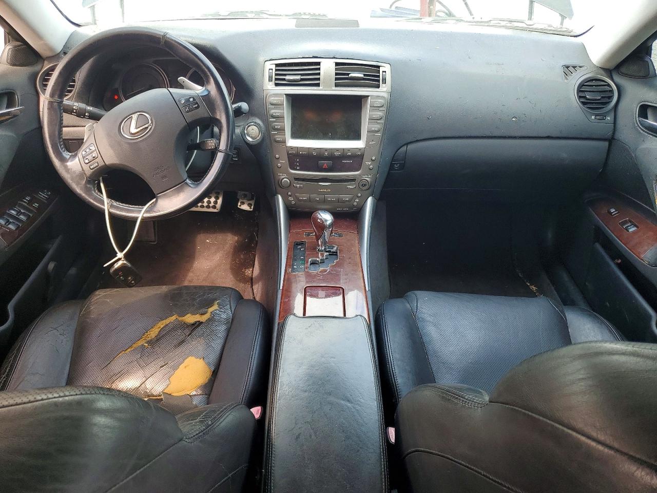 2007 Lexus Is 250 Base Черный vin: JTHBK262172049115
