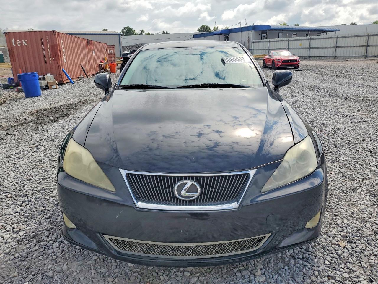 2007 Lexus Is 250 Base Черный vin: JTHBK262172049115