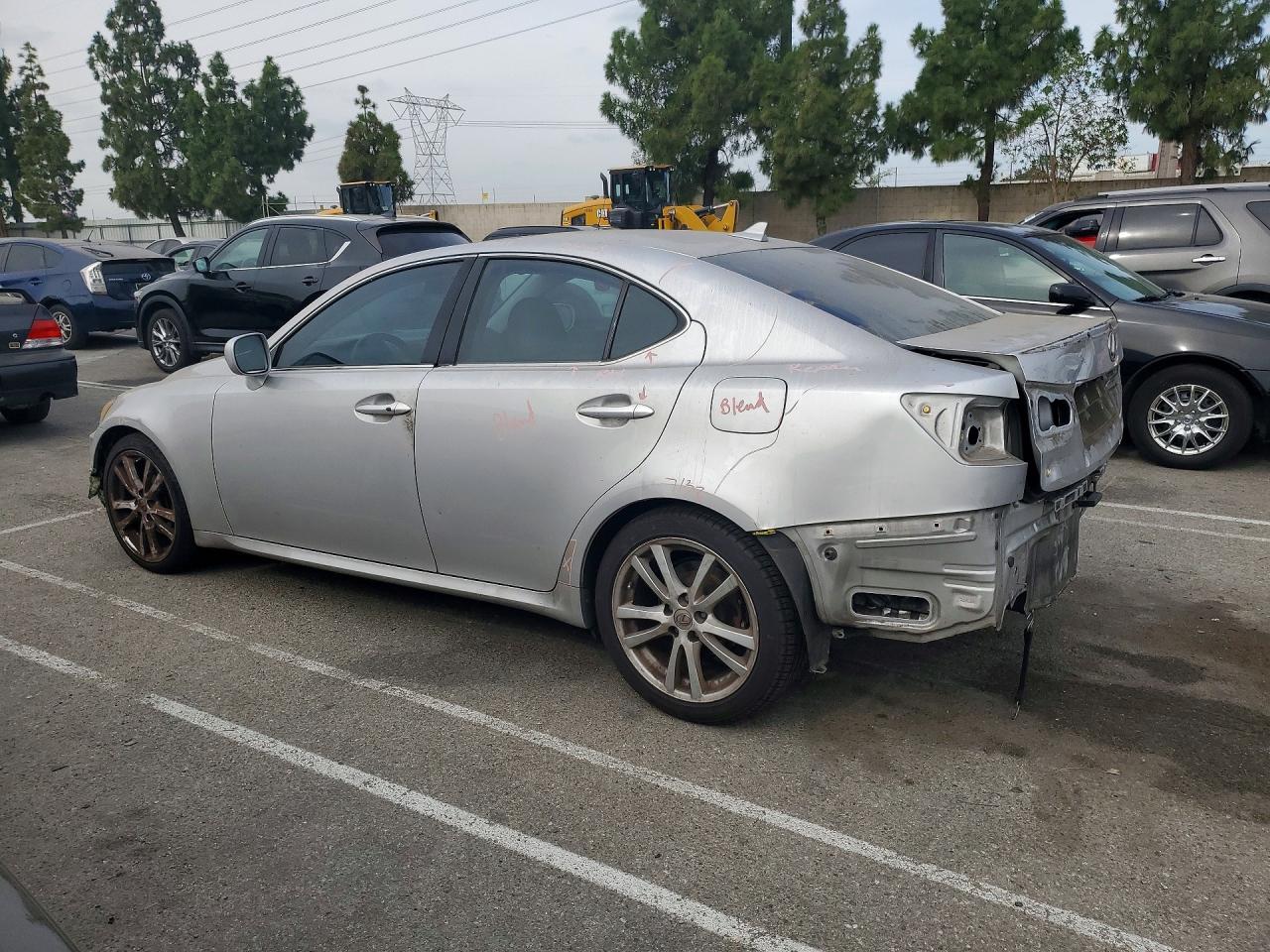 2007 Lexus Is 250 Base Silver vin: JTHBK262172056906