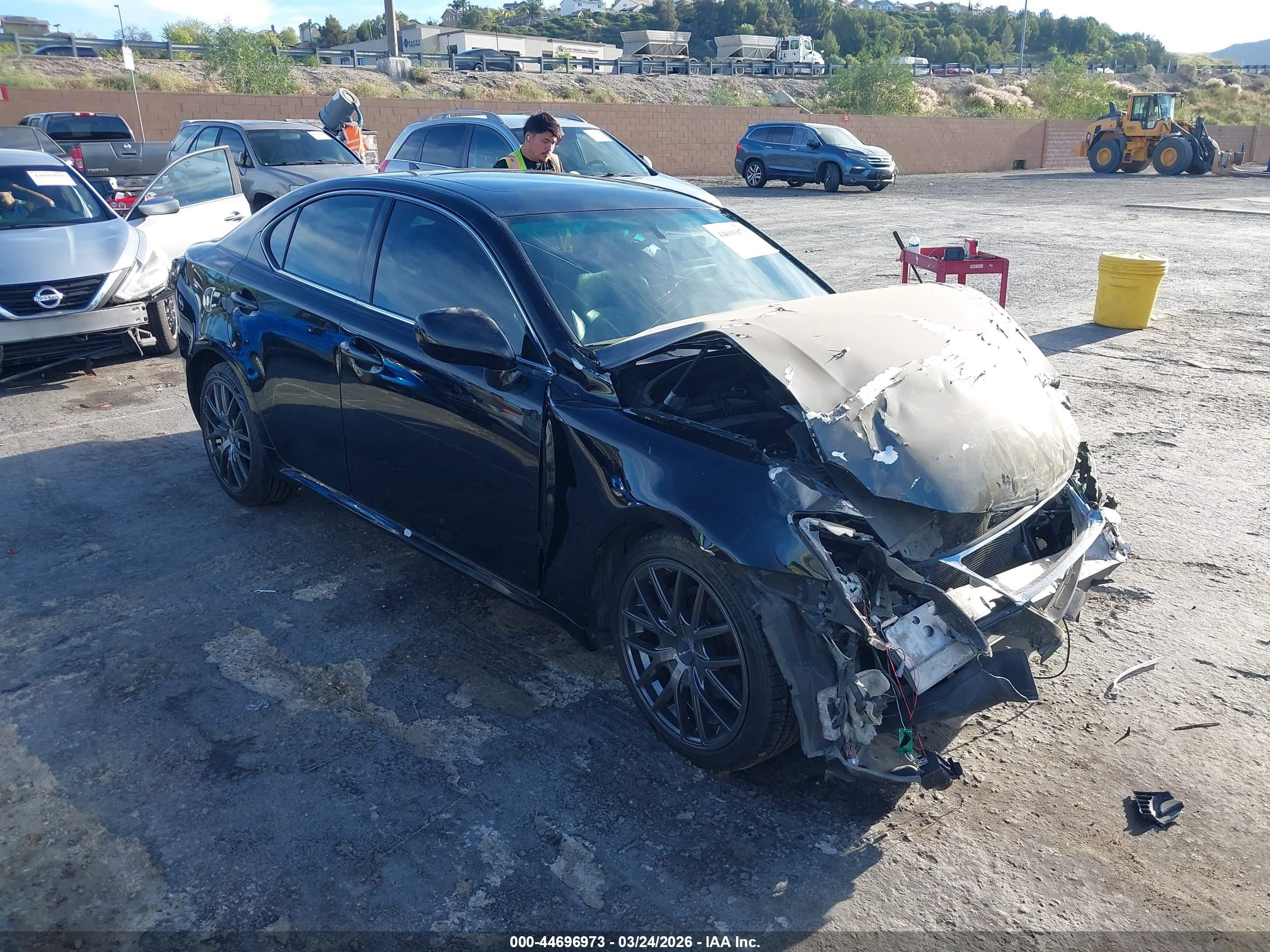 2007 Lexus Is 250   Black vin: JTHBK262175026643