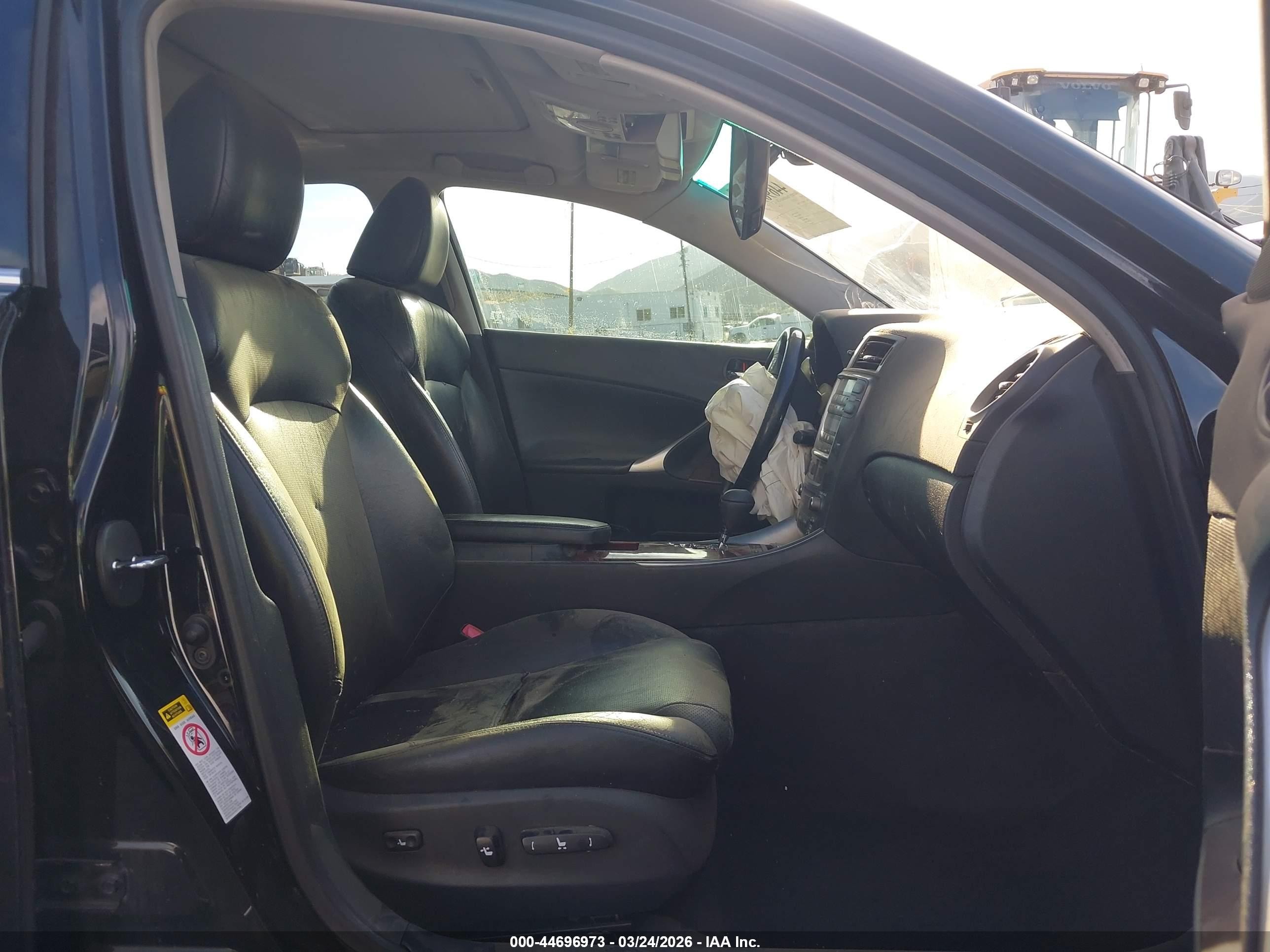 2007 Lexus Is 250   Black vin: JTHBK262175026643
