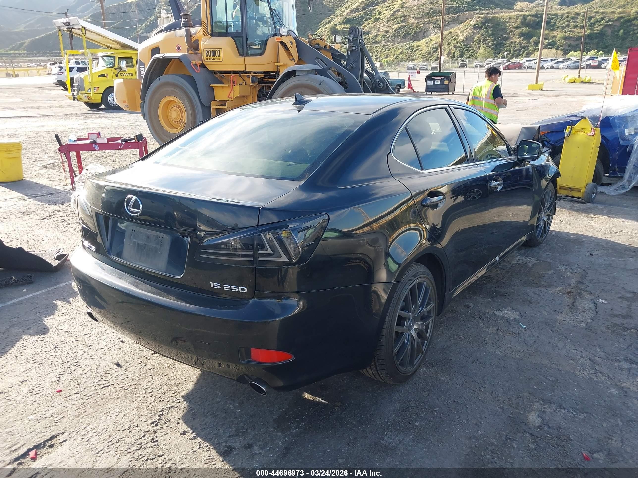 2007 Lexus Is 250   Black vin: JTHBK262175026643