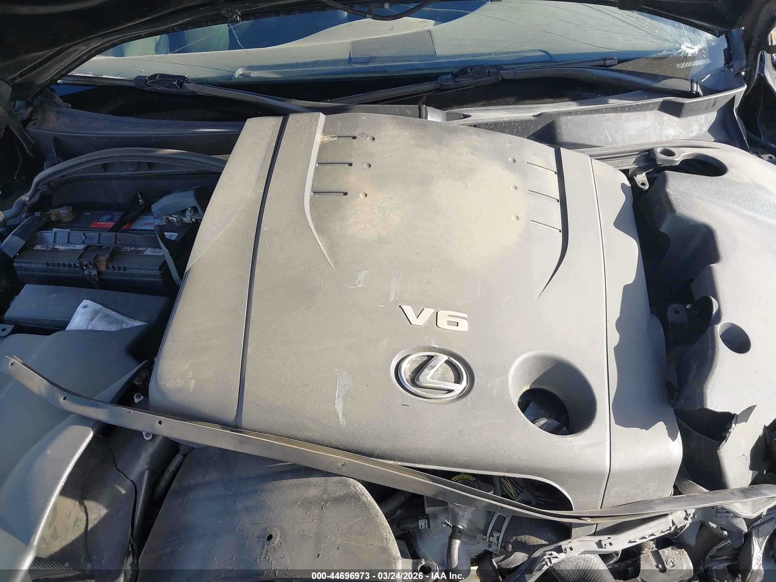 2007 Lexus Is 250   Black vin: JTHBK262175026643
