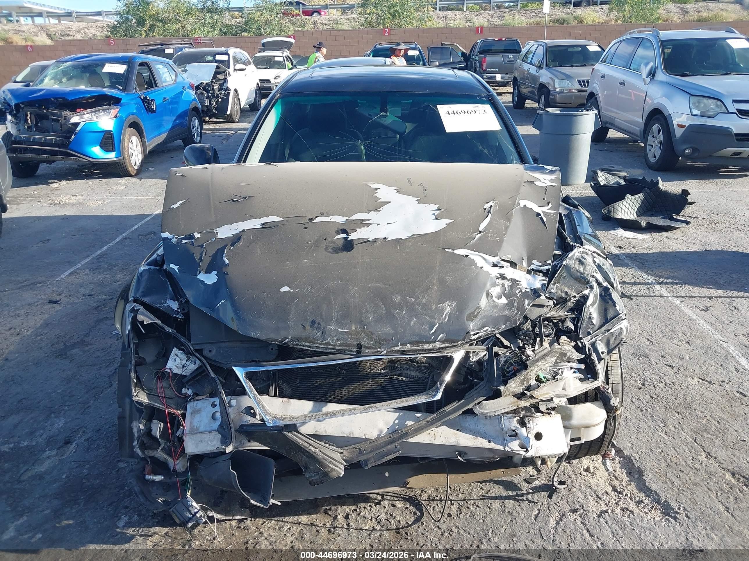 2007 Lexus Is 250   Black vin: JTHBK262175026643