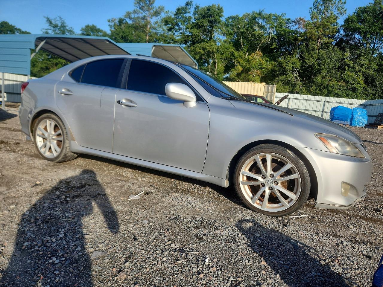 2007 Lexus Is 250 Base Silver vin: JTHBK262175027856