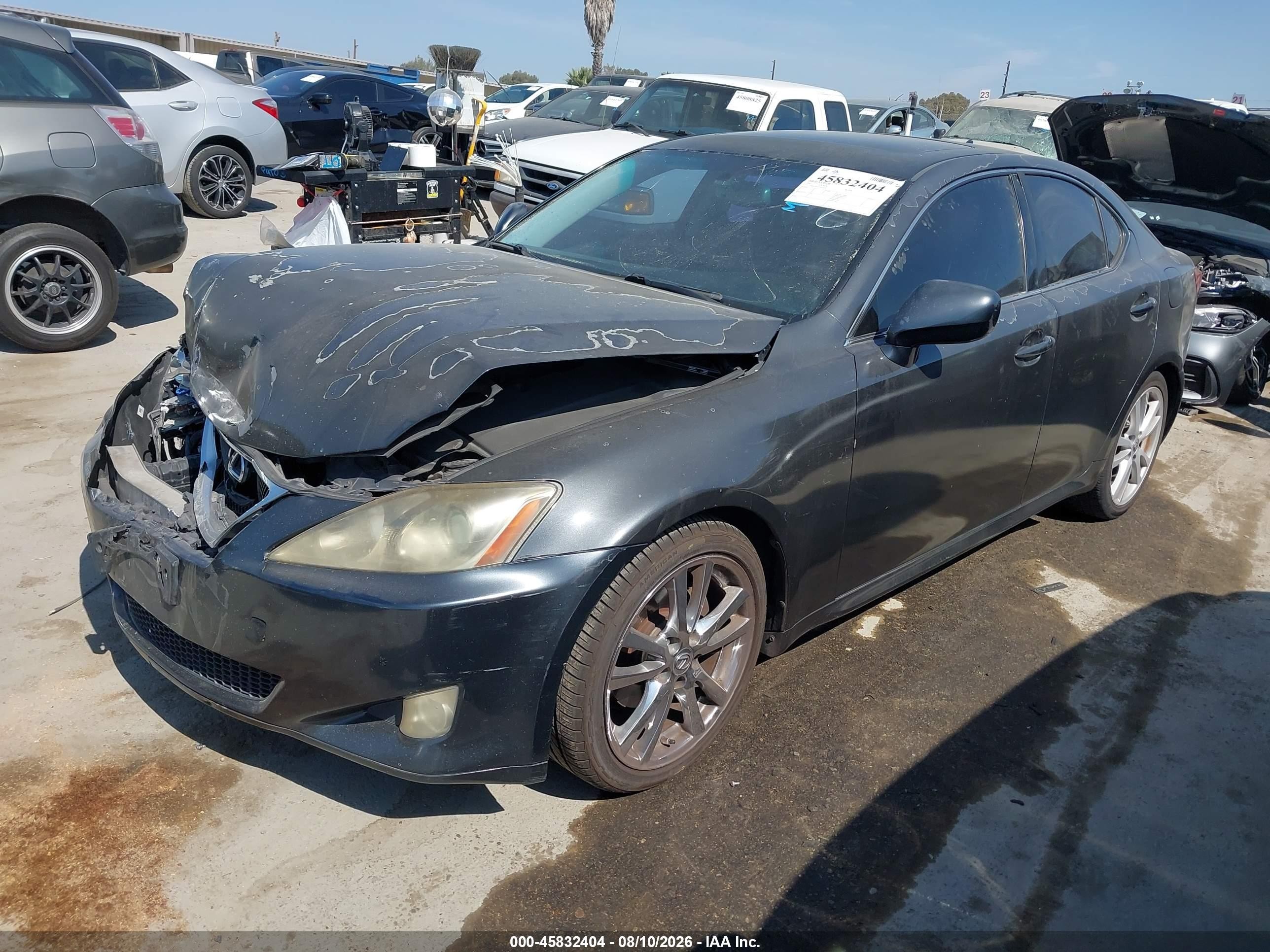 2007 Lexus Is 250   Gray vin: JTHBK262175029476