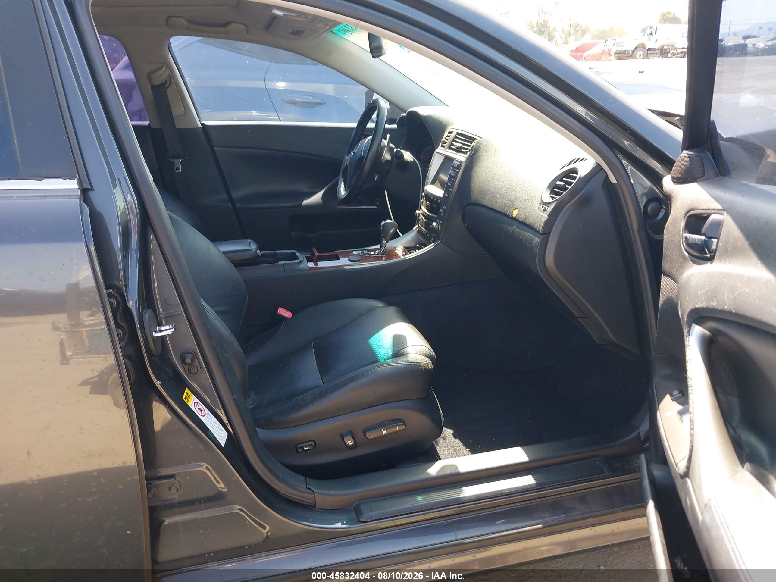 2007 Lexus Is 250   Gray vin: JTHBK262175029476