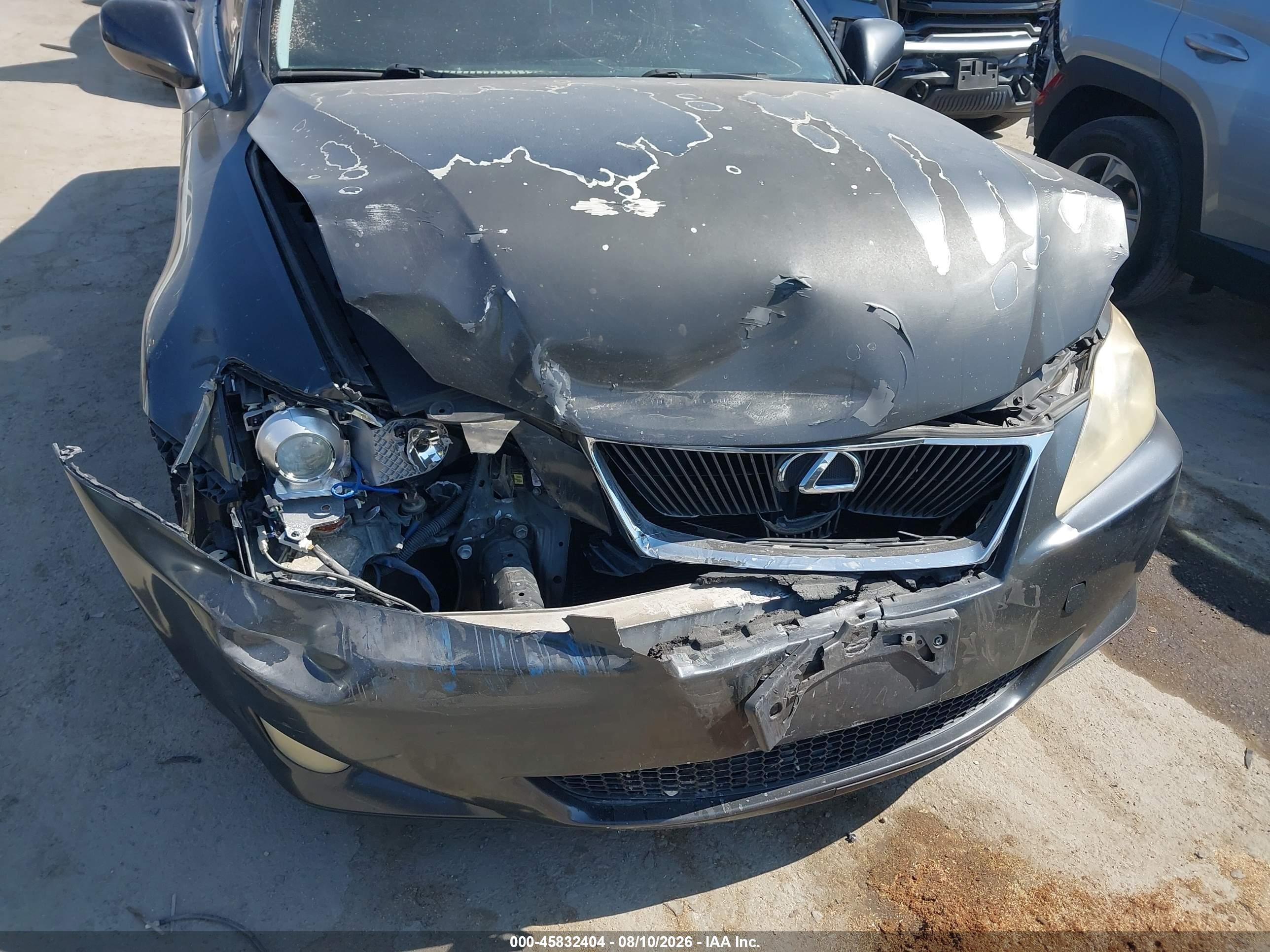 2007 Lexus Is 250   Gray vin: JTHBK262175029476