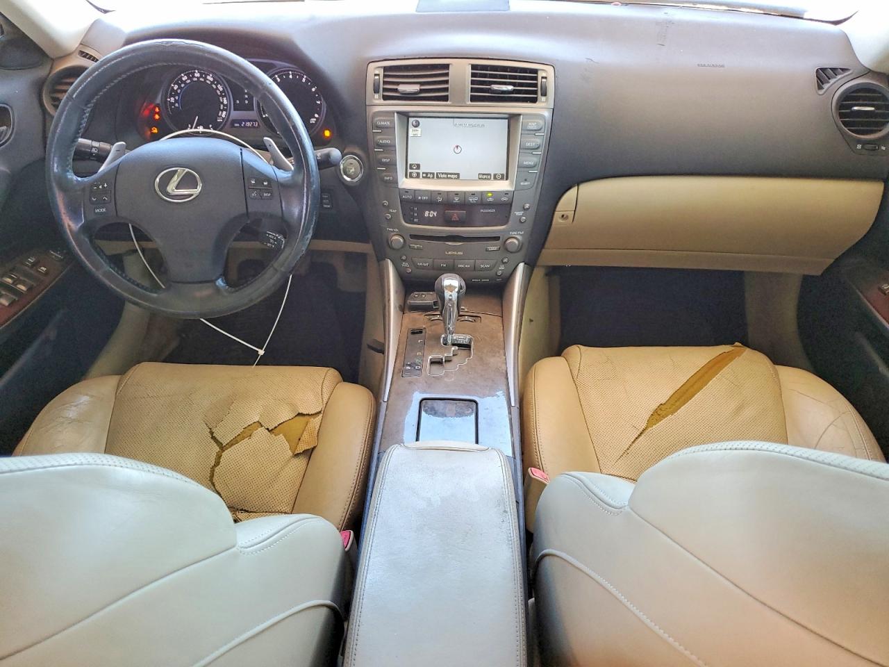 2007 Lexus Is 250 Gold vin: JTHBK262175035410