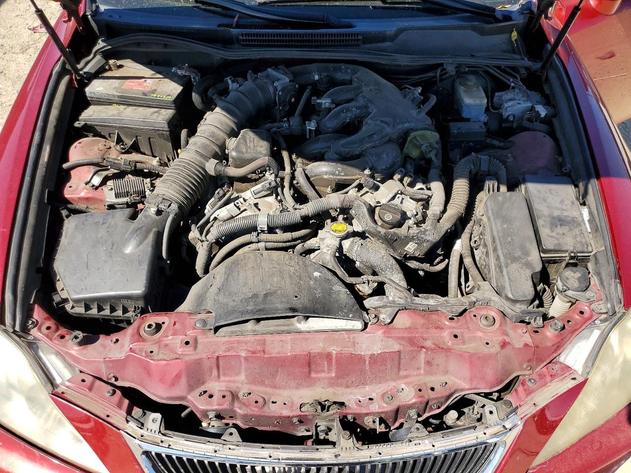 2007 Lexus Is 250 Base Red vin: JTHBK262175044589