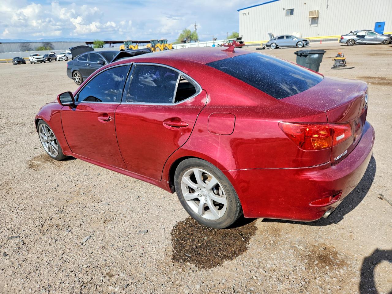 2008 Lexus Is 250 Base Красный vin: JTHBK262182064330