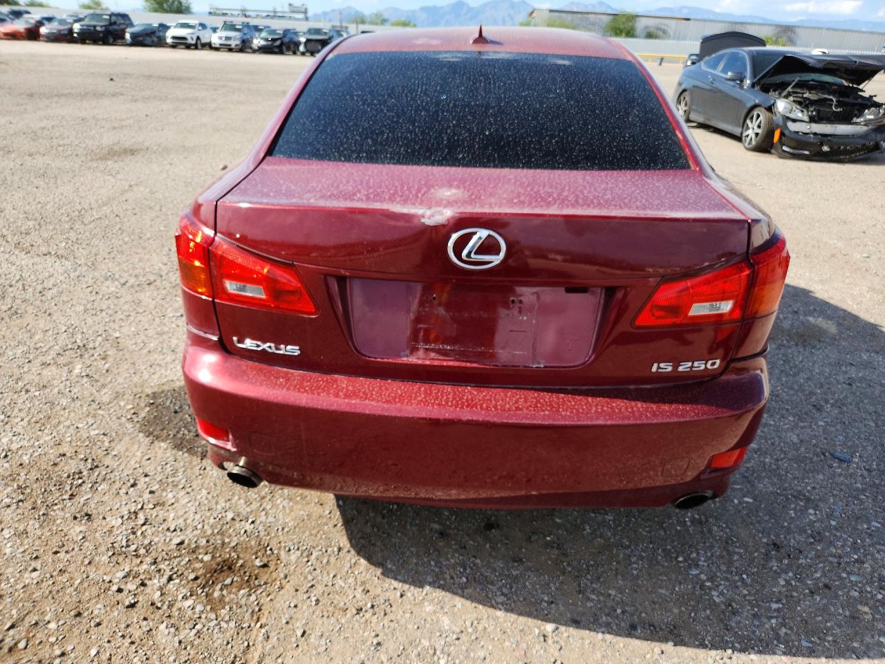 2008 Lexus Is 250 Base Красный vin: JTHBK262182064330