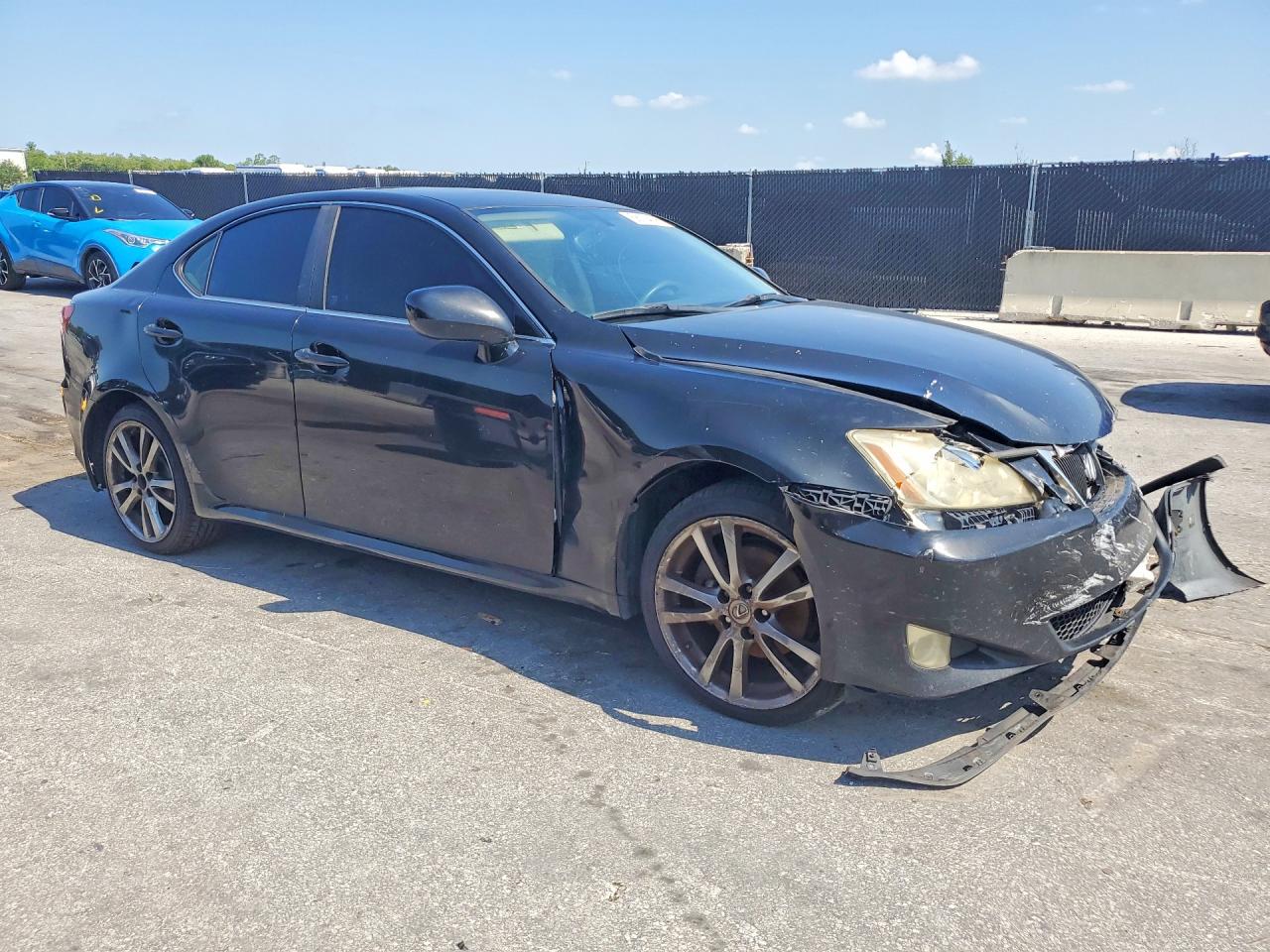 2008 Lexus Is 250 Black vin: JTHBK262182070659