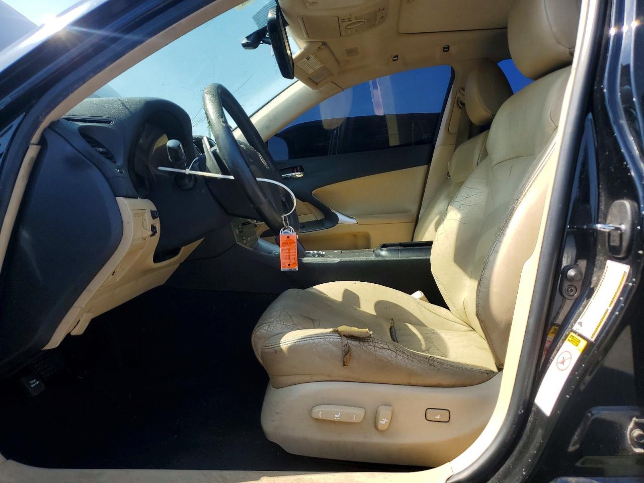 2008 Lexus Is 250 Black vin: JTHBK262182070659