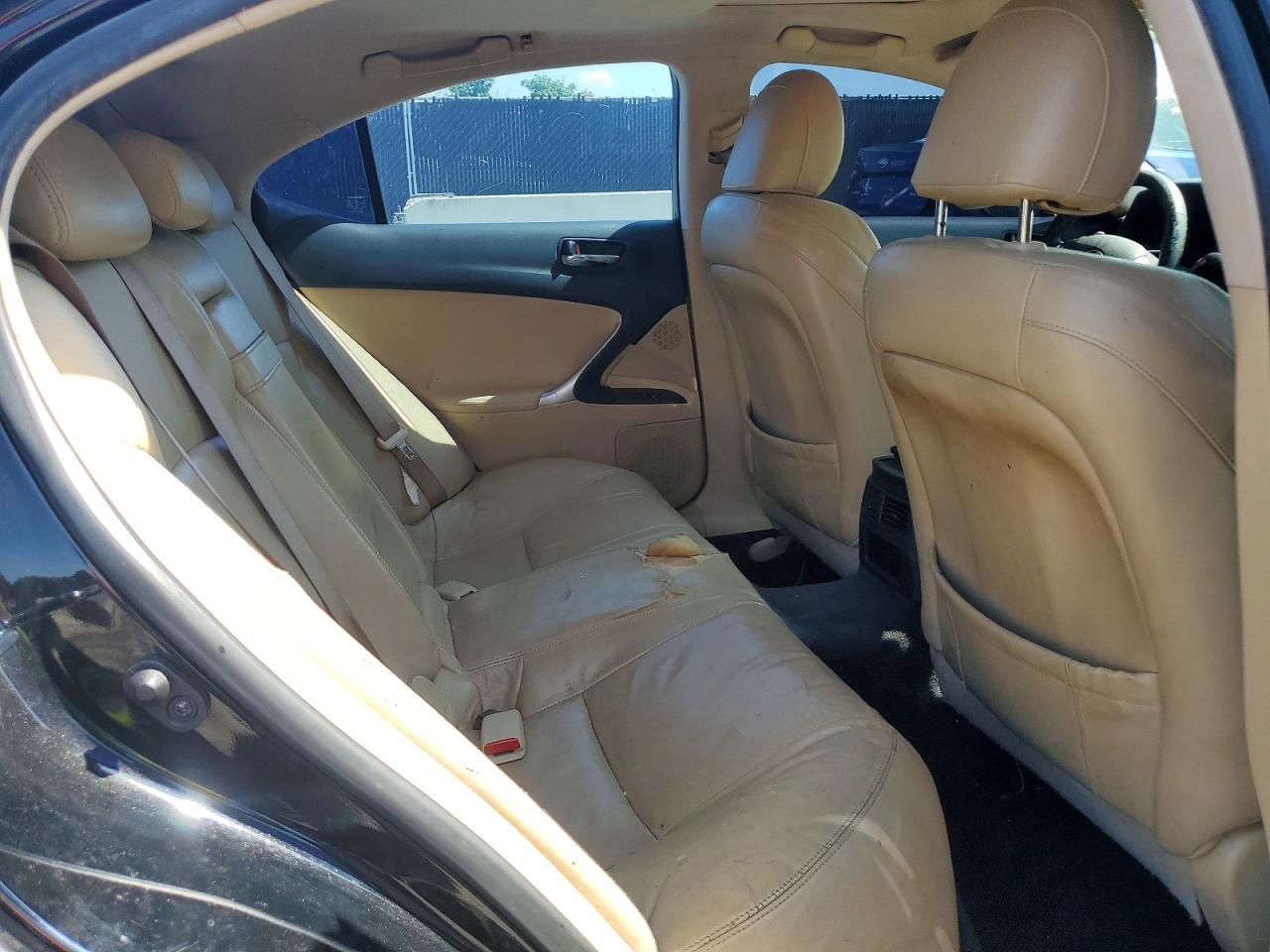 2008 Lexus Is 250 Black vin: JTHBK262182070659