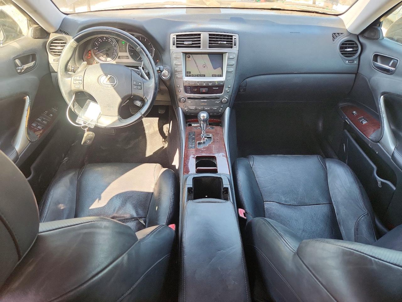 2008 Lexus Is 250 Black vin: JTHBK262182071908