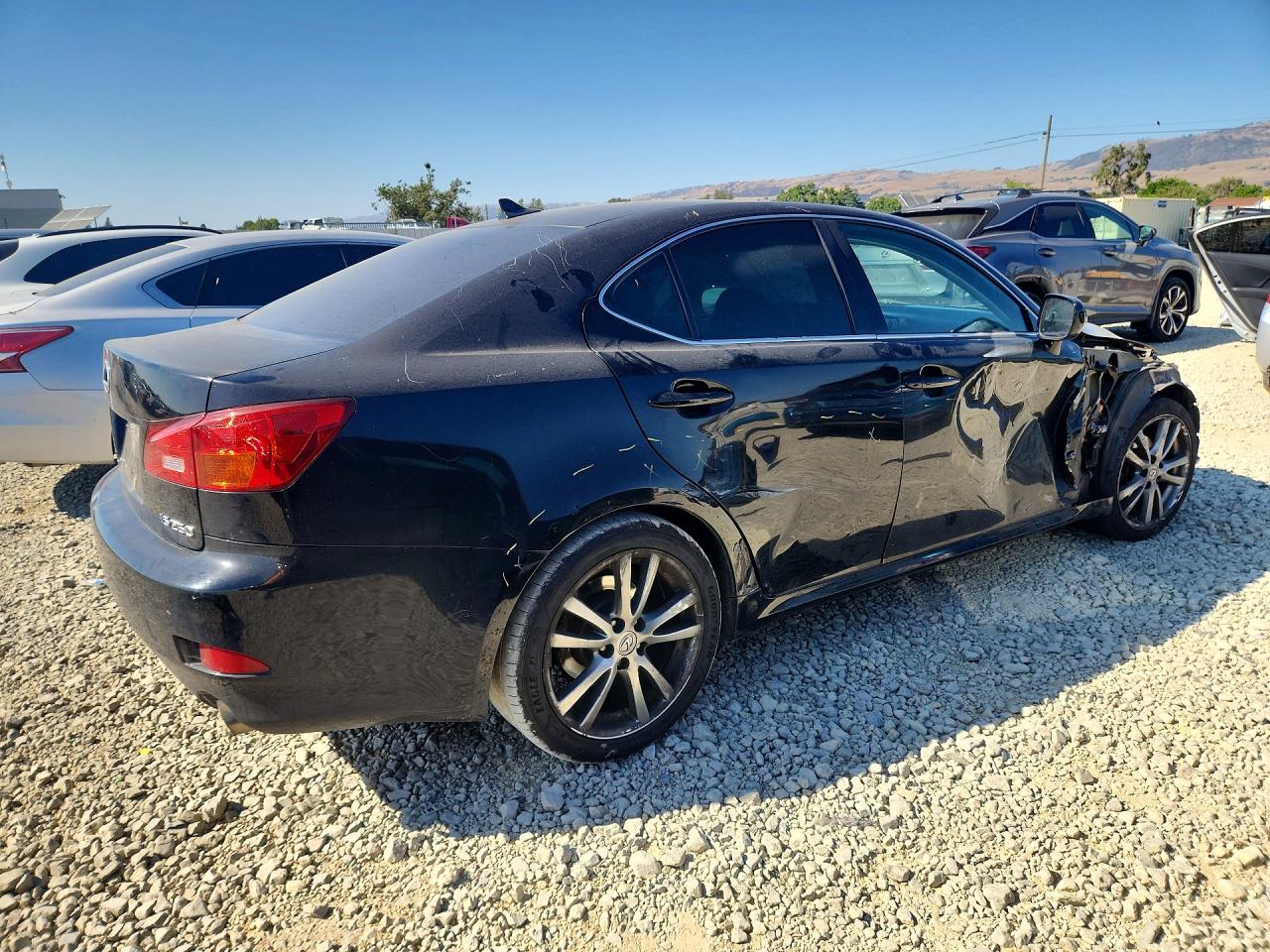 2008 Lexus Is 250 Black vin: JTHBK262182071908