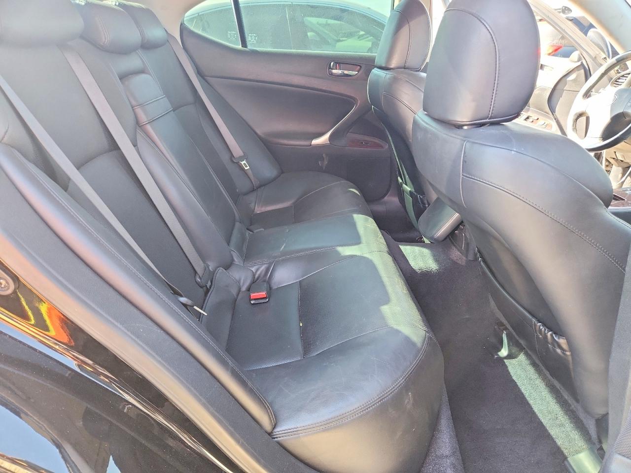 2008 Lexus Is 250 Black vin: JTHBK262182071908