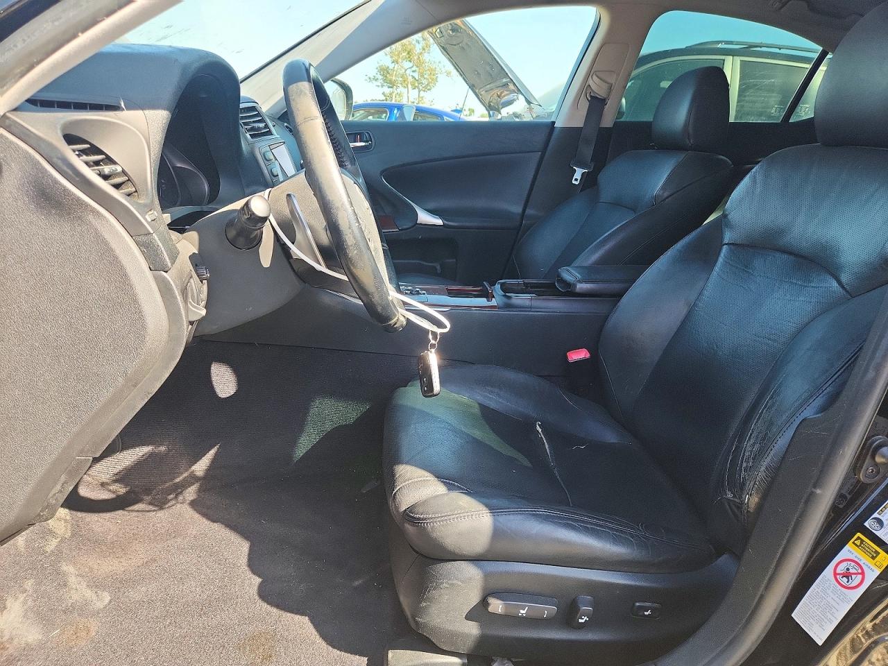 2008 Lexus Is 250 Black vin: JTHBK262182071908