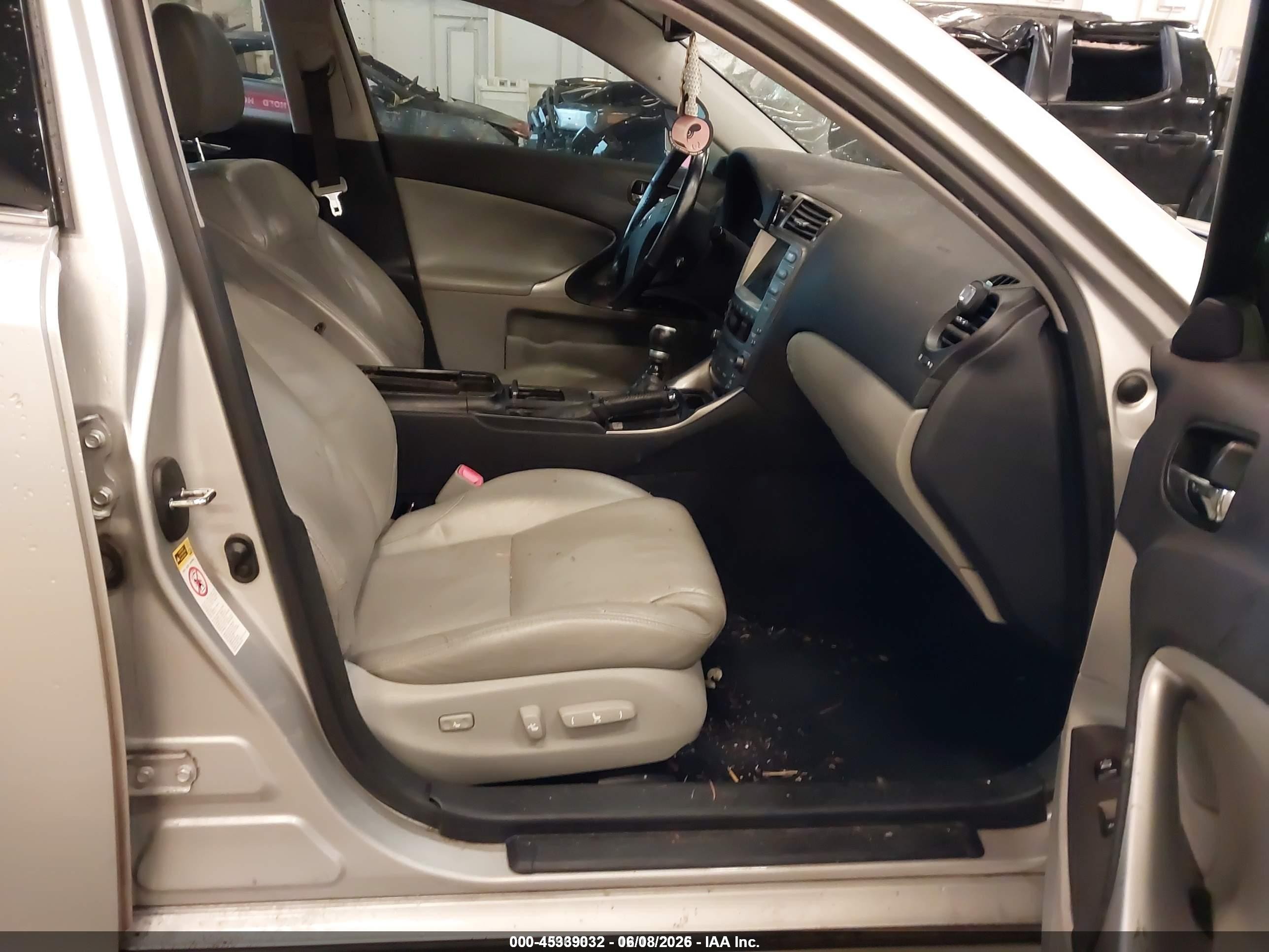 2008 Lexus Is 250   Silver vin: JTHBK262182079717