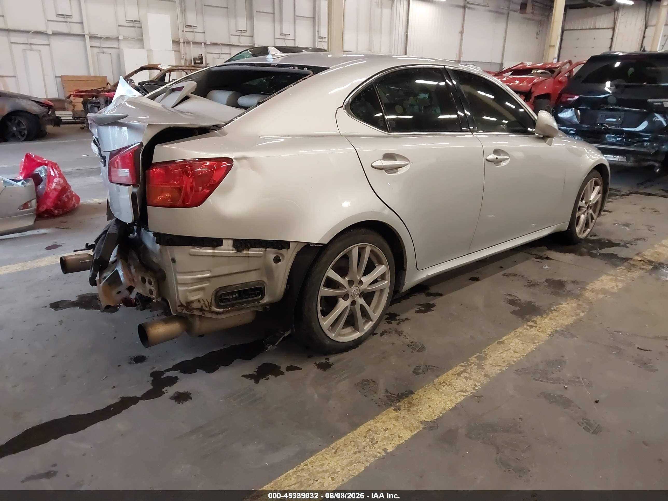 2008 Lexus Is 250   Silver vin: JTHBK262182079717