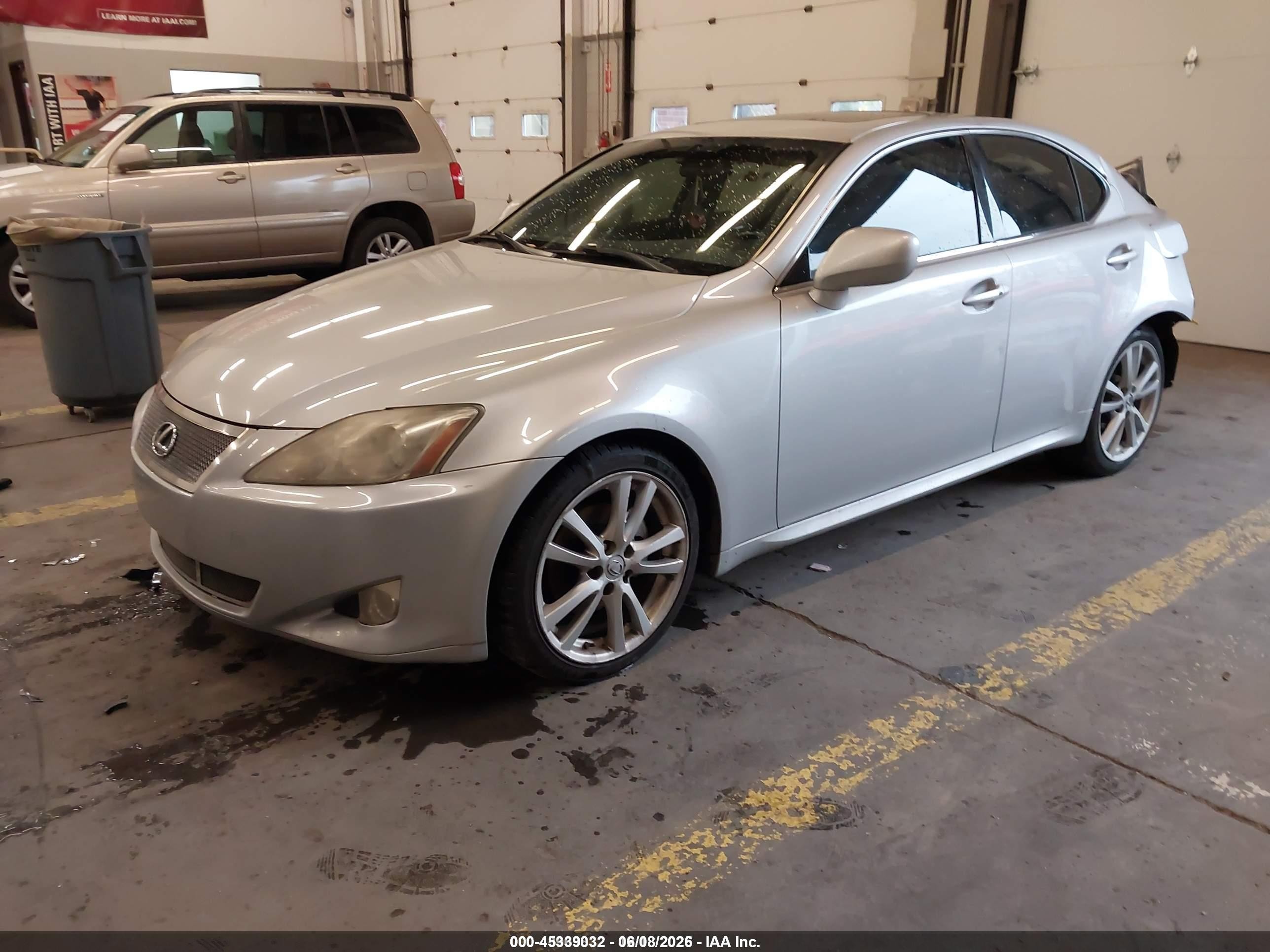 2008 Lexus Is 250   Silver vin: JTHBK262182079717