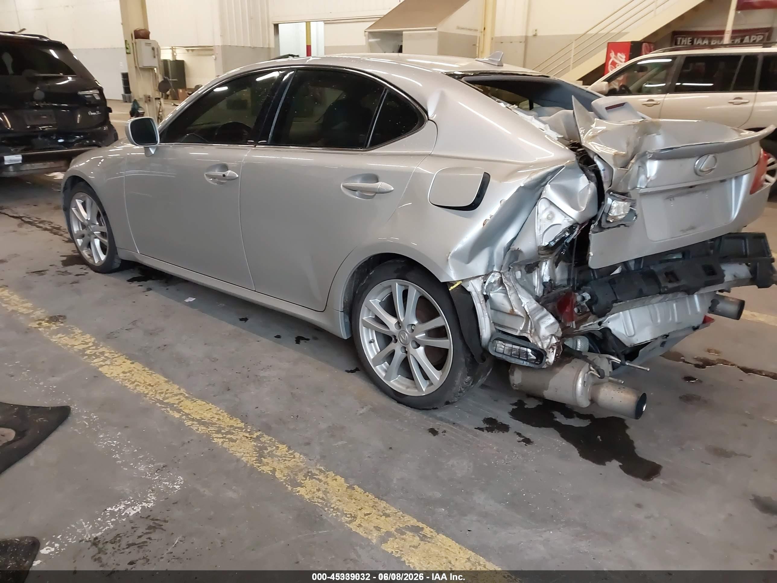 2008 Lexus Is 250   Silver vin: JTHBK262182079717