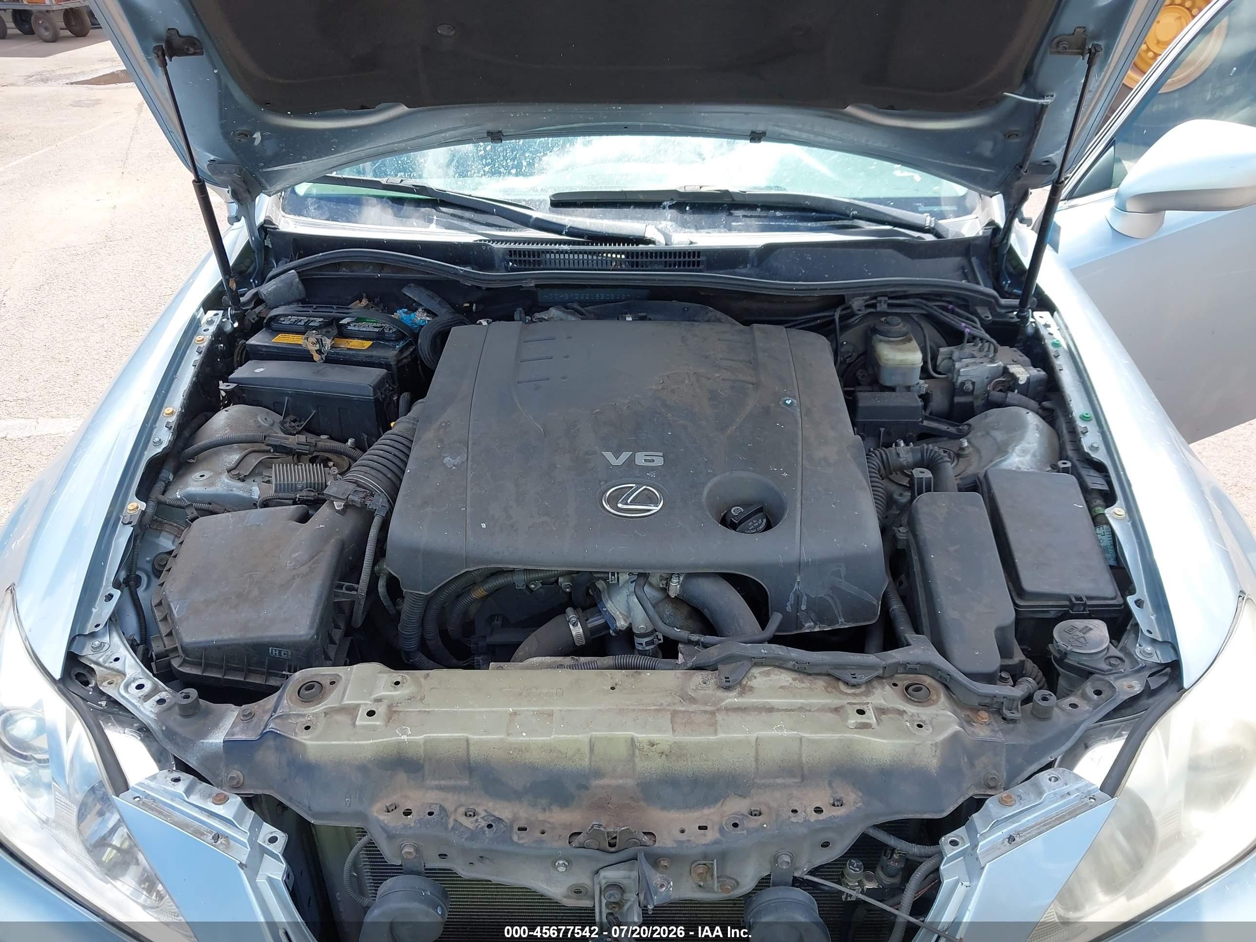 2008 Lexus Is 250   Blue vin: JTHBK262185054671