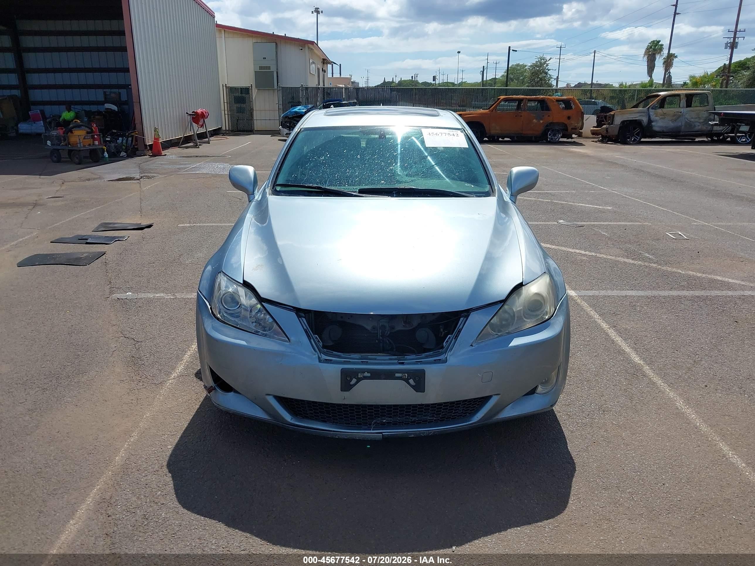 2008 Lexus Is 250   Blue vin: JTHBK262185054671