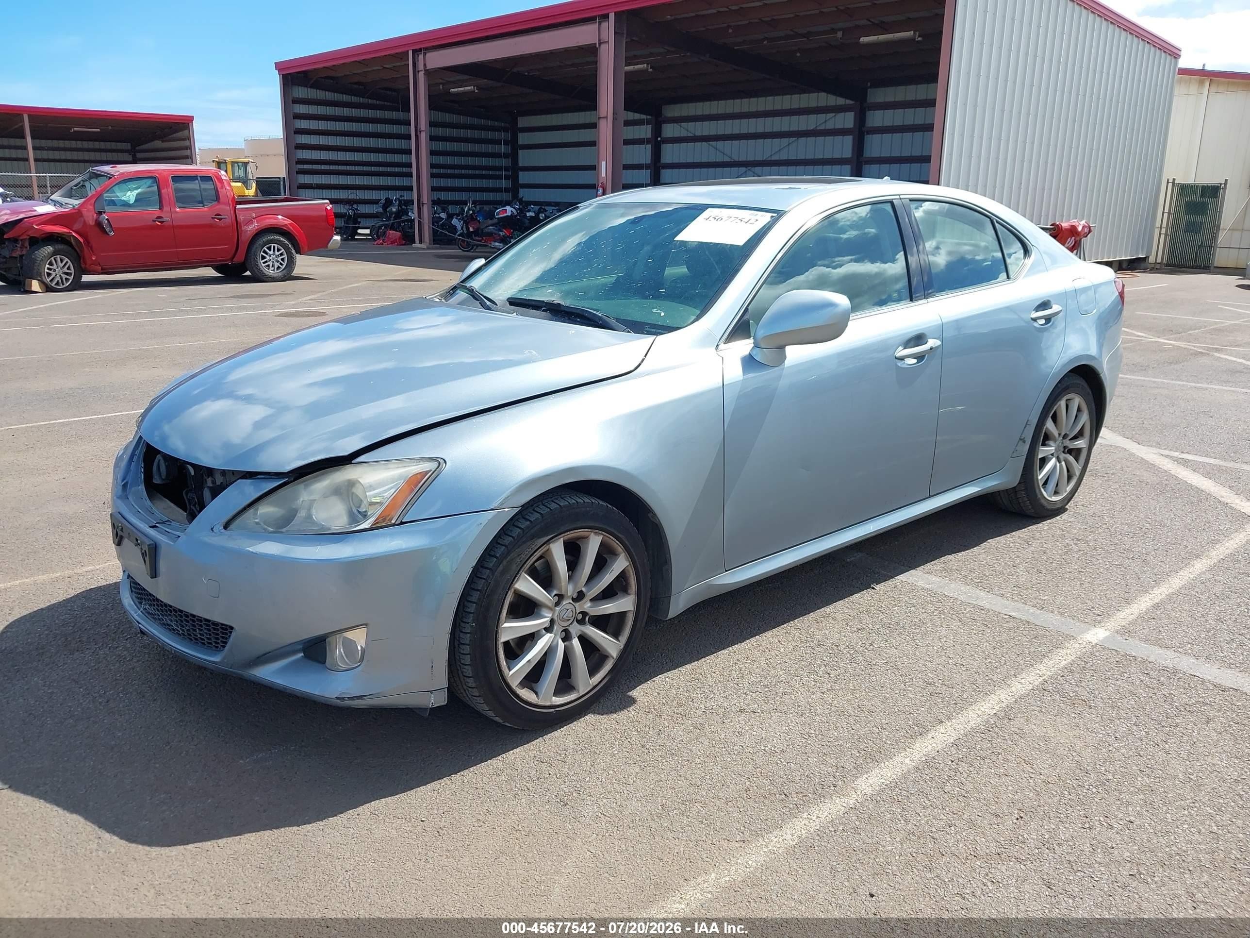 2008 Lexus Is 250   Blue vin: JTHBK262185054671